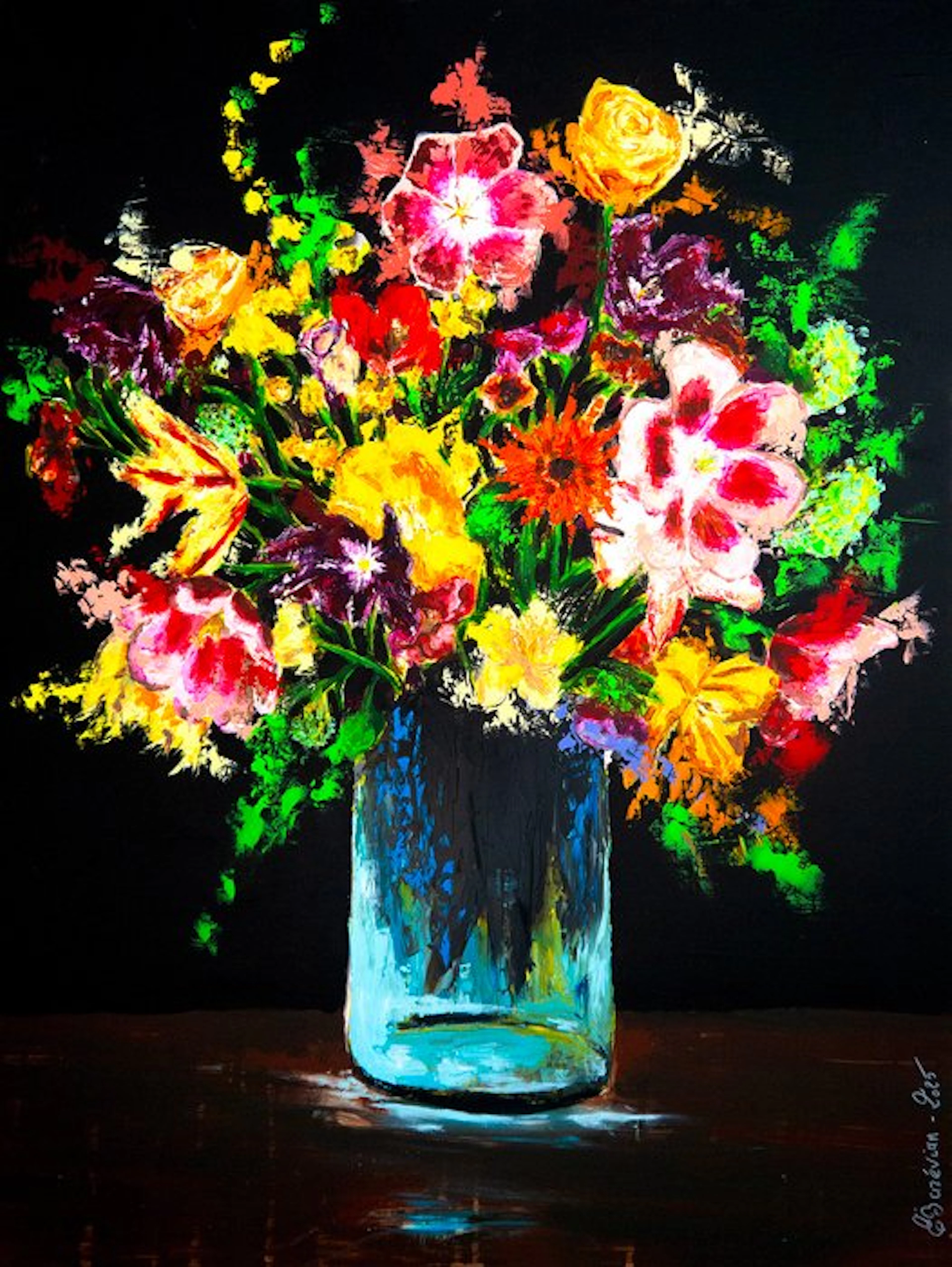 Bazévian DelaCapucinière - Still Life Flowers Starwars...