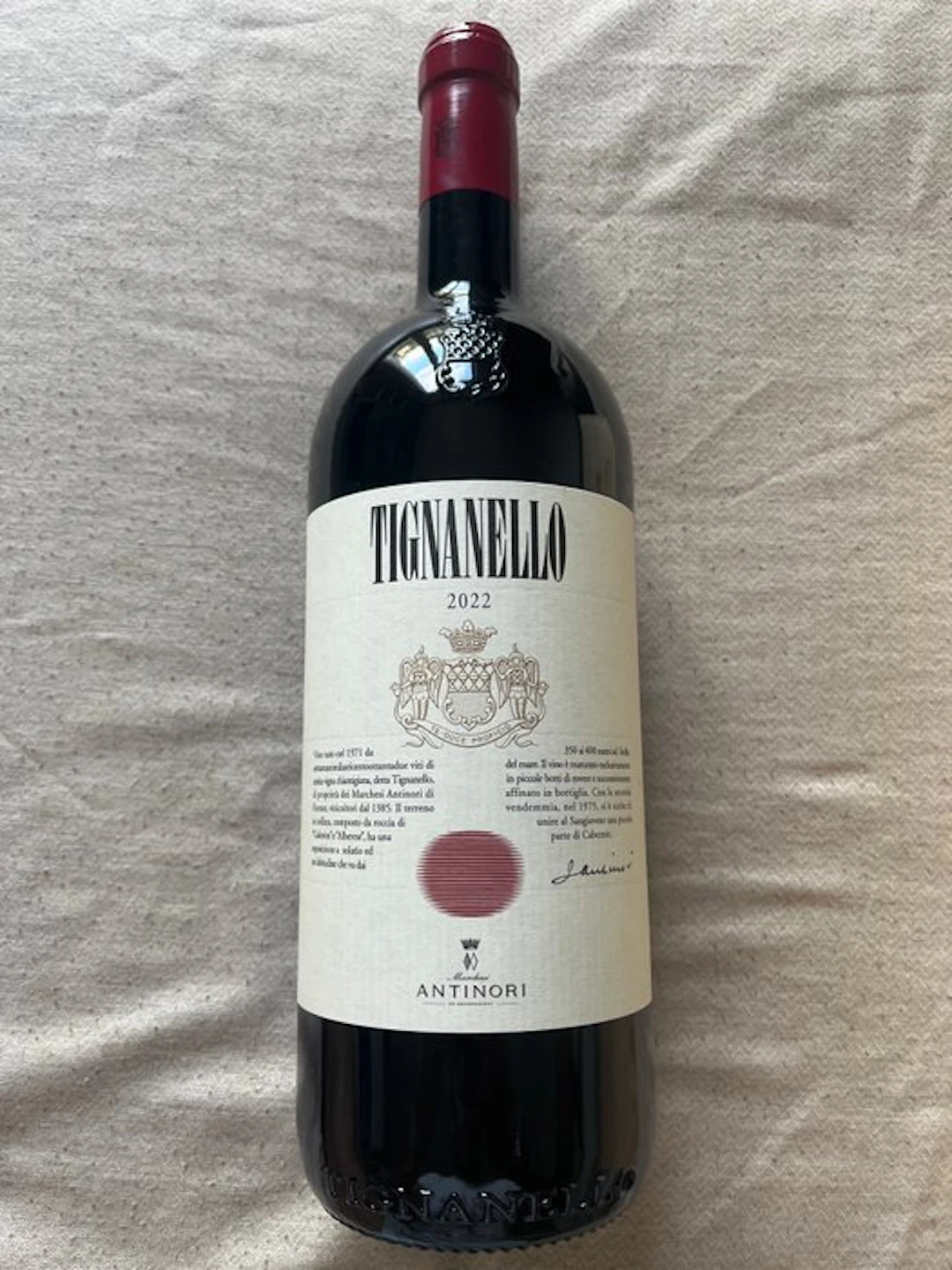 2022 Antinori, Tignanello - Tuscany IGT - 1 Magnum (1.5L)