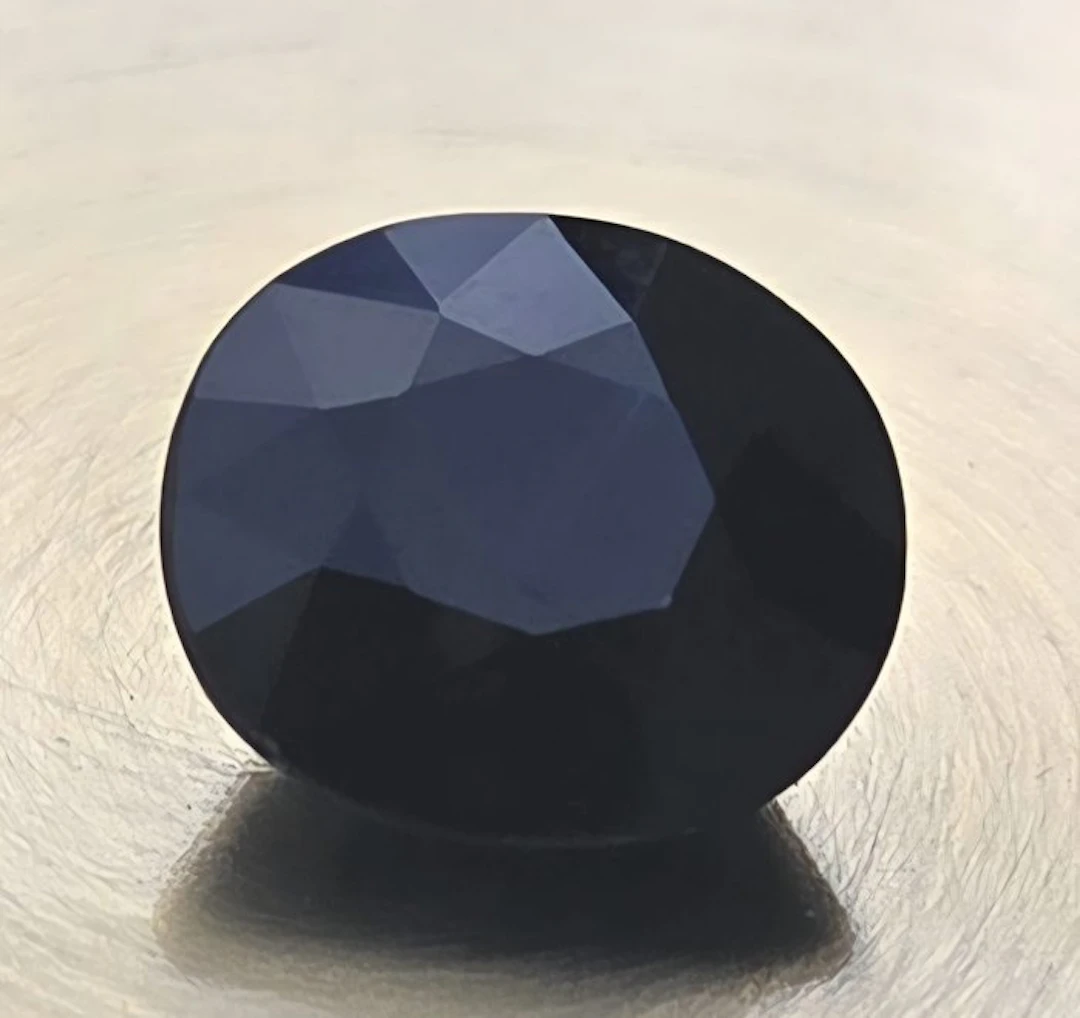 1 pcs Blue Sapphire - 12.29 ct - Lotus Gemology