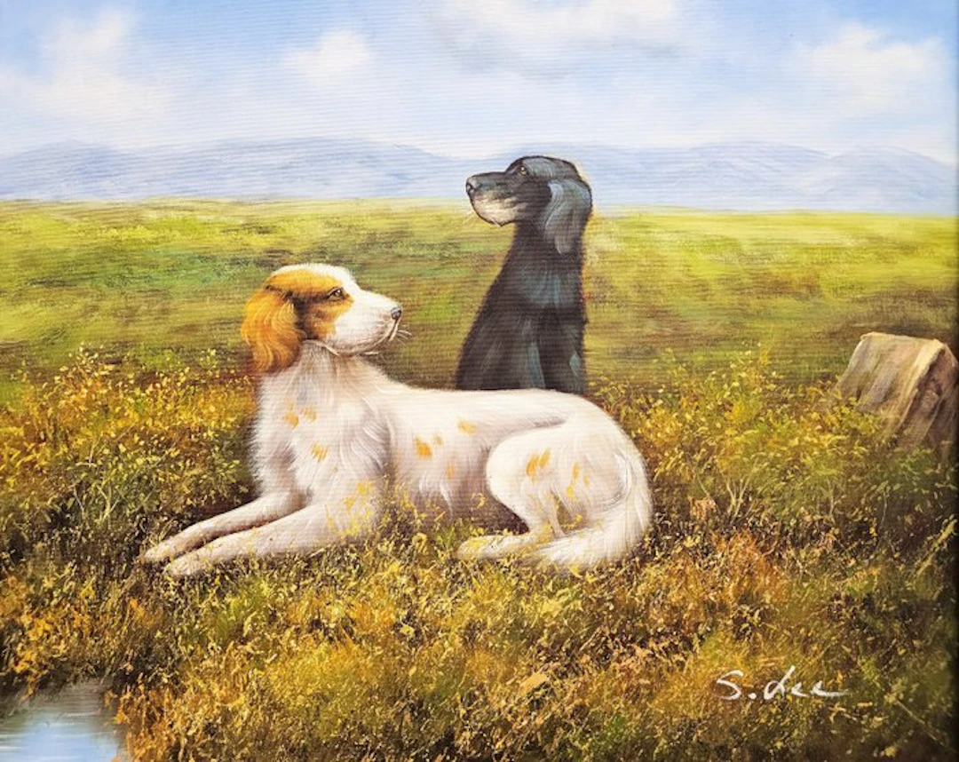 European School (XX) - Dogs in the Landscape