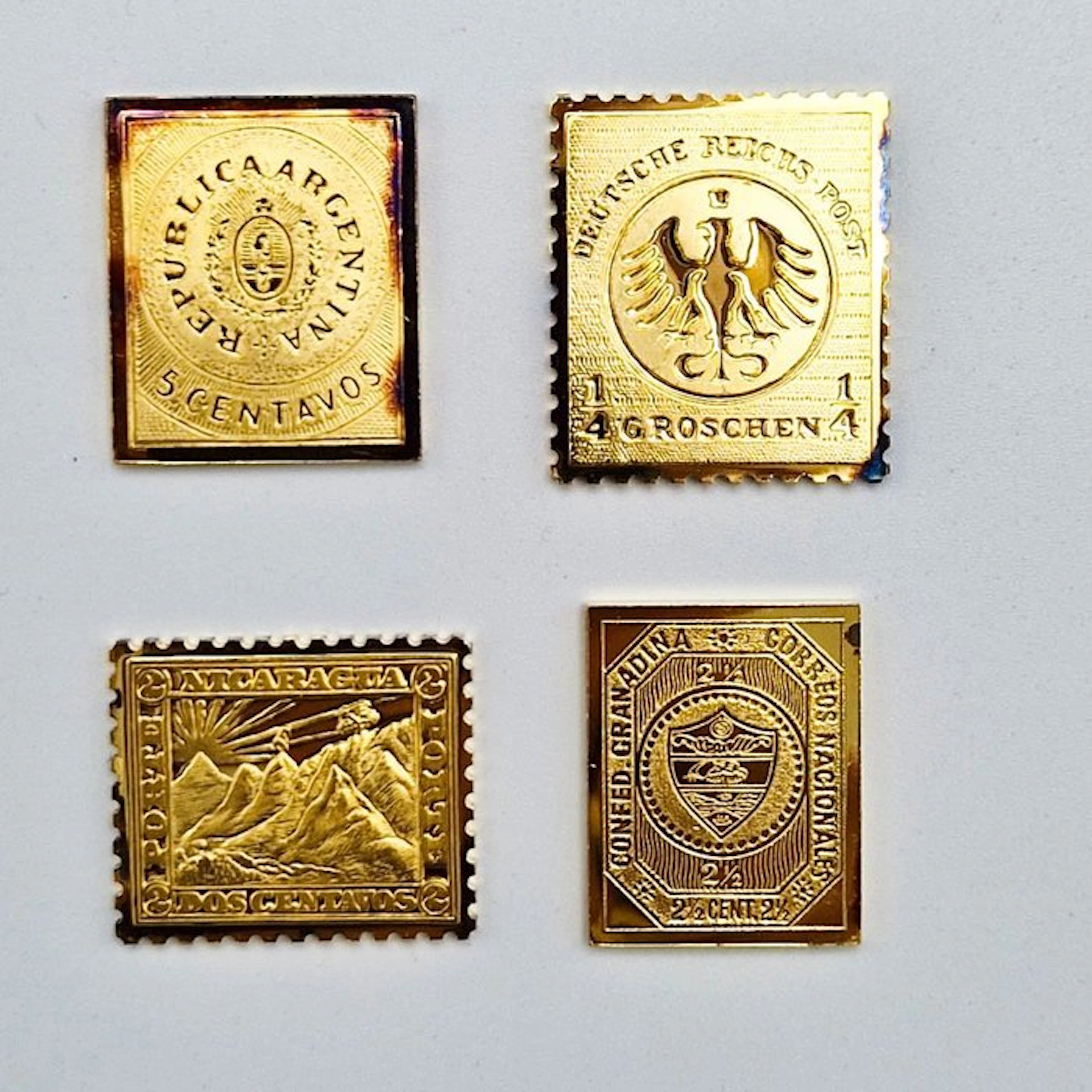 Colombia 1859/1872 - Franklin Mint - 100 Greatest Stamps...