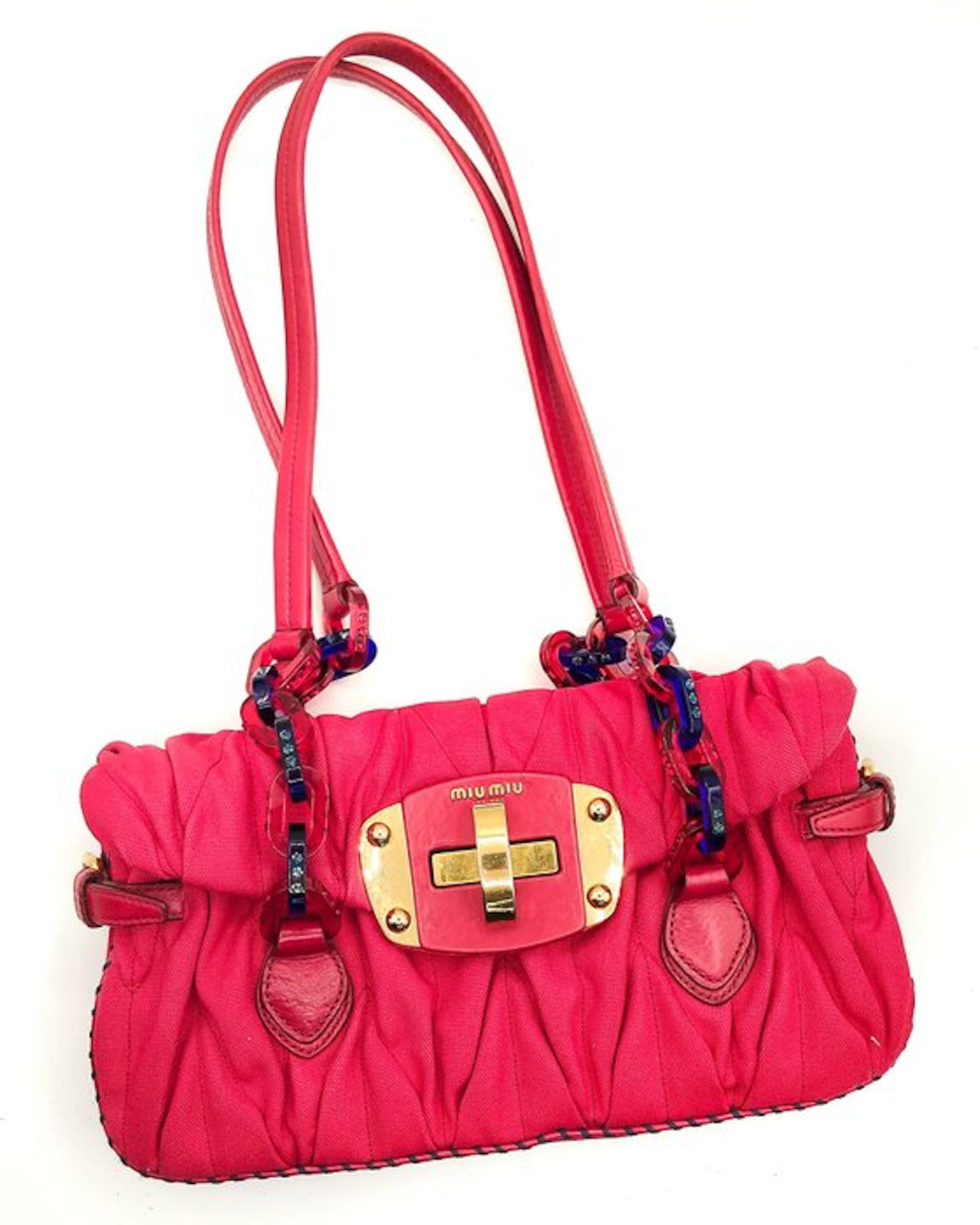 Miu Miu - Shoulder bag Magenta matelassé - Shoulder bag