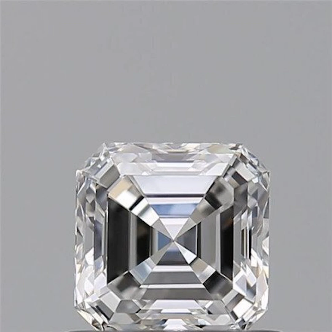 1 pcs Diamond (Natural) - 0.51 ct - Square - F - FL...