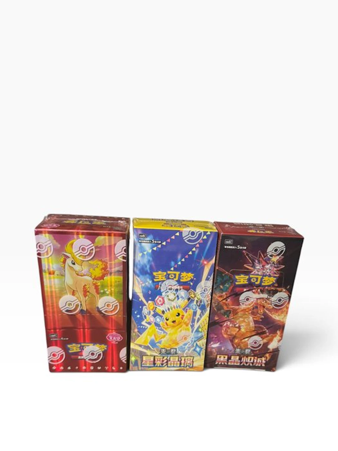Pokémon - 3 Booster box - Pokémon booster box cinesi - Various sets