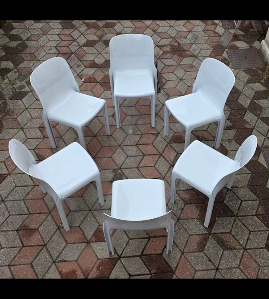 Artemide - Vico Magistretti - Chair (6) - Selene - SMC