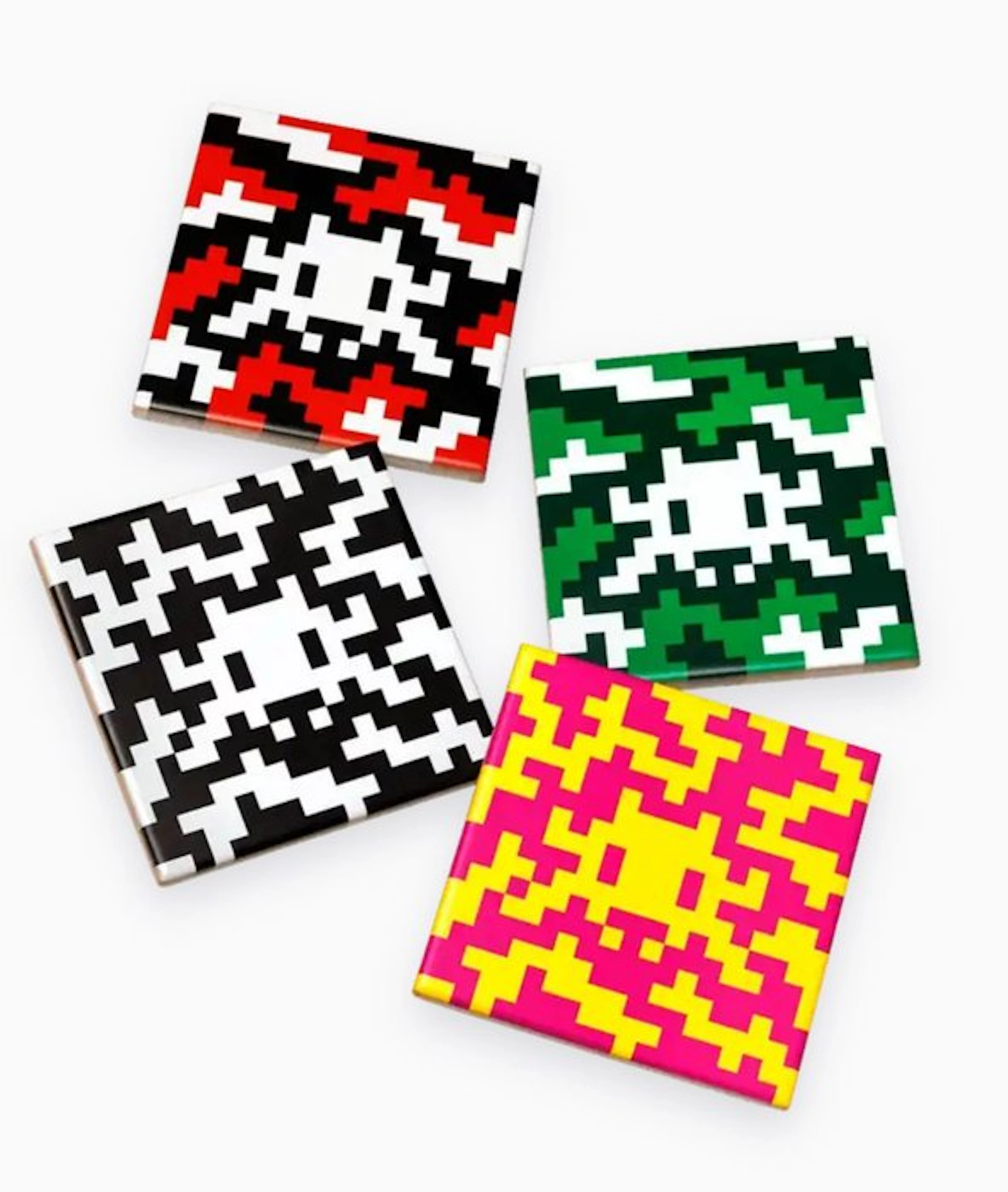 Invader (1969) - Camo Space Tile - complete set of 4 (SEALED)