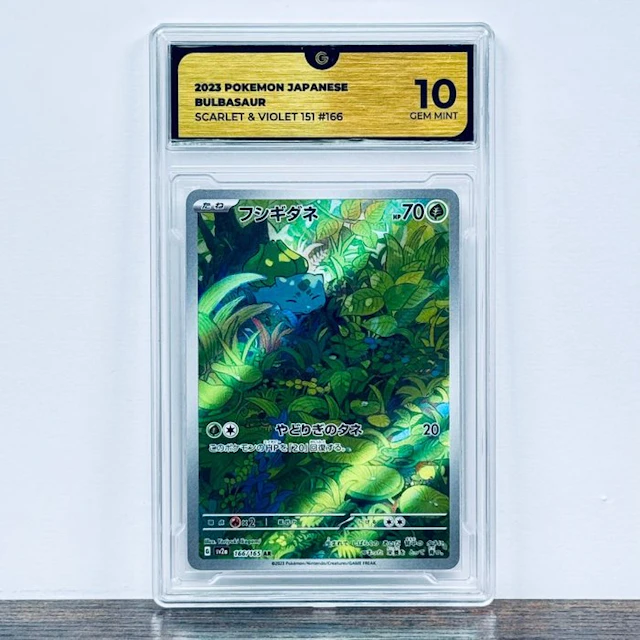 Pokémon Graded card - Bulbasaur 166 – Pokémon - GG 10