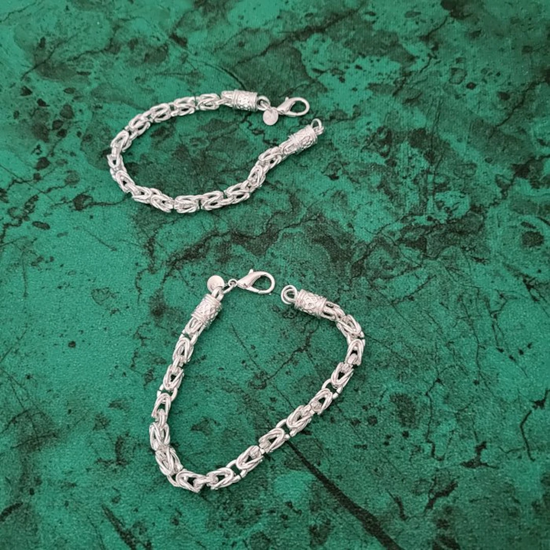 No reserve price - Bracelet Silver - Pair of Ar Bracelets