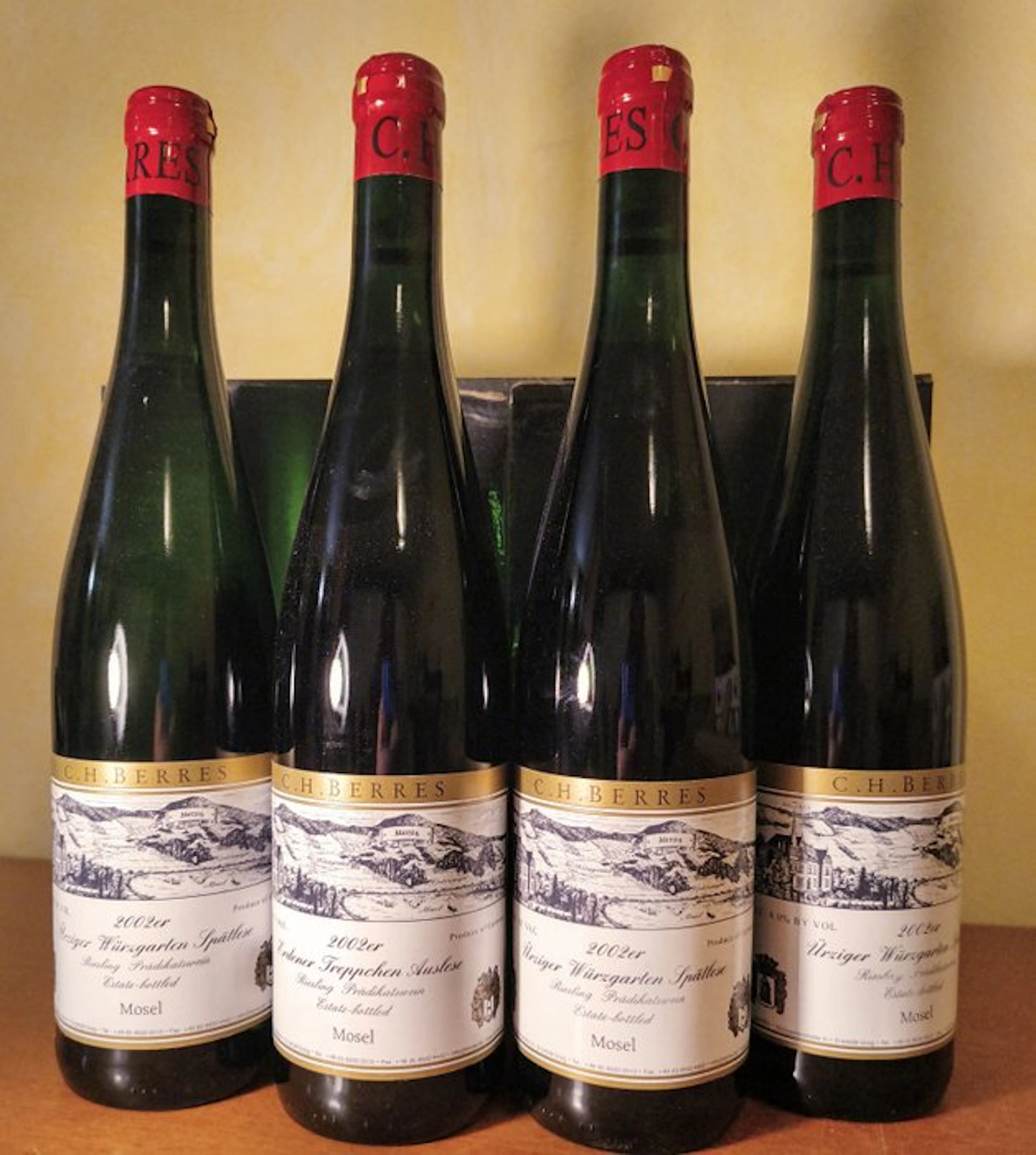 2002 Ch Berres riesling erdener treppchen - Mosel Auslese - 4 Bottle (0.75L)