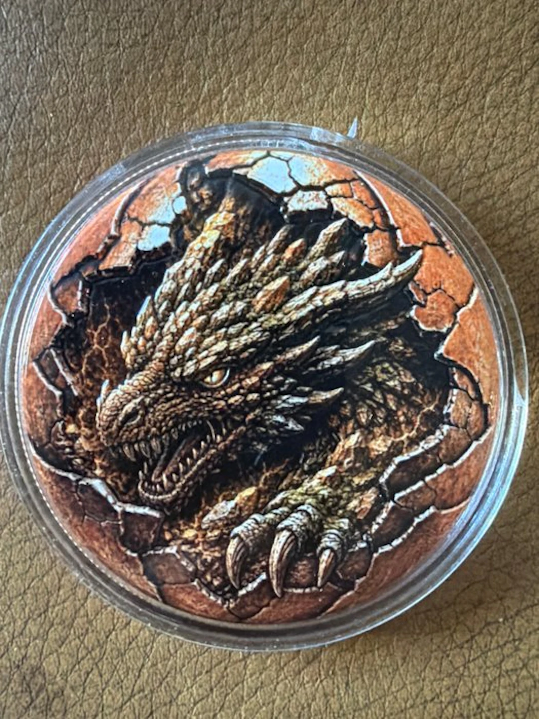 World. Medal Dragon Earth - 5 oz (.999) (No reserve price)