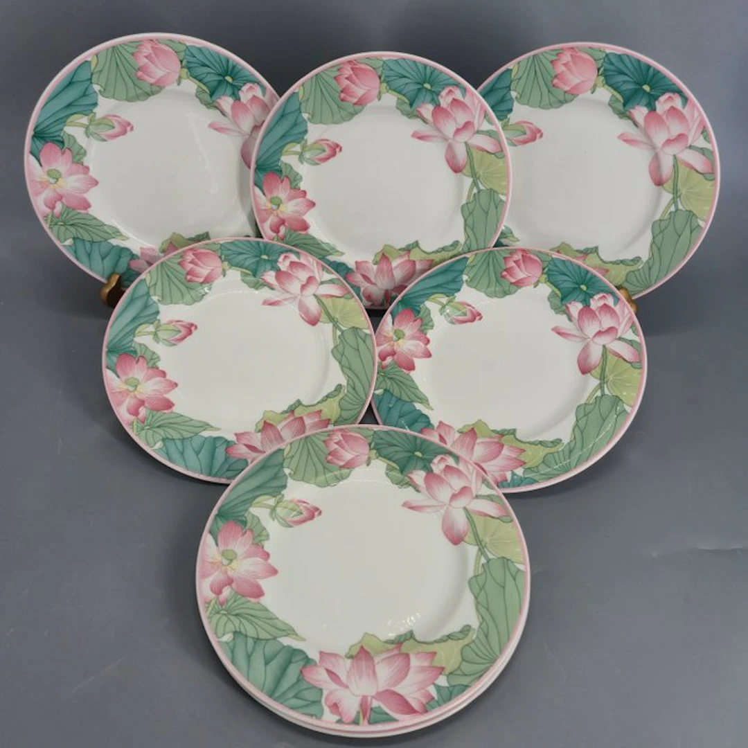Dinner set - Villeroy & Boch Jade Porzellan Teller – 7er Set - Porcelain