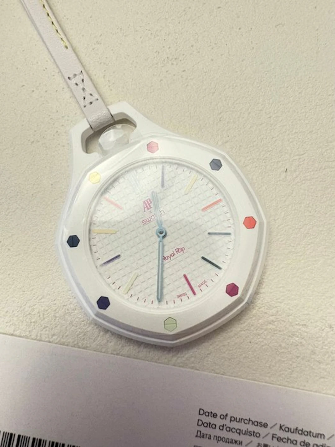 Swatch Royal Pop - Swatch × Audemars Piguet HUIT BLANC...