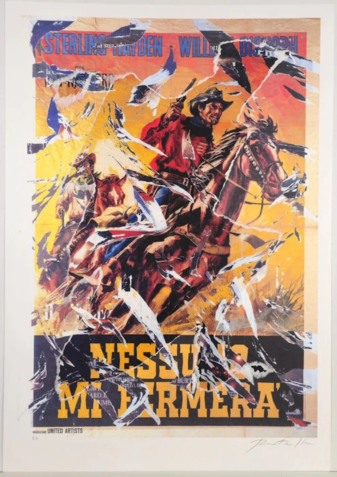 Mimmo Rotella (1918-2006) - Nessuno mi fermerà (Top Gun)