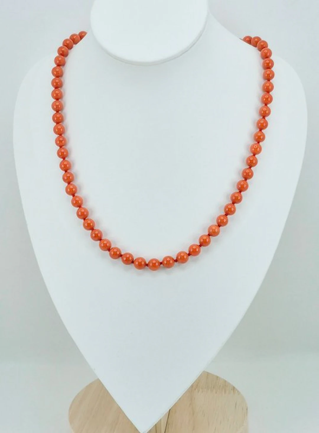 Coral - 18 kt. - Yellow gold - Necklace - CORALLO MEDITERRANEO