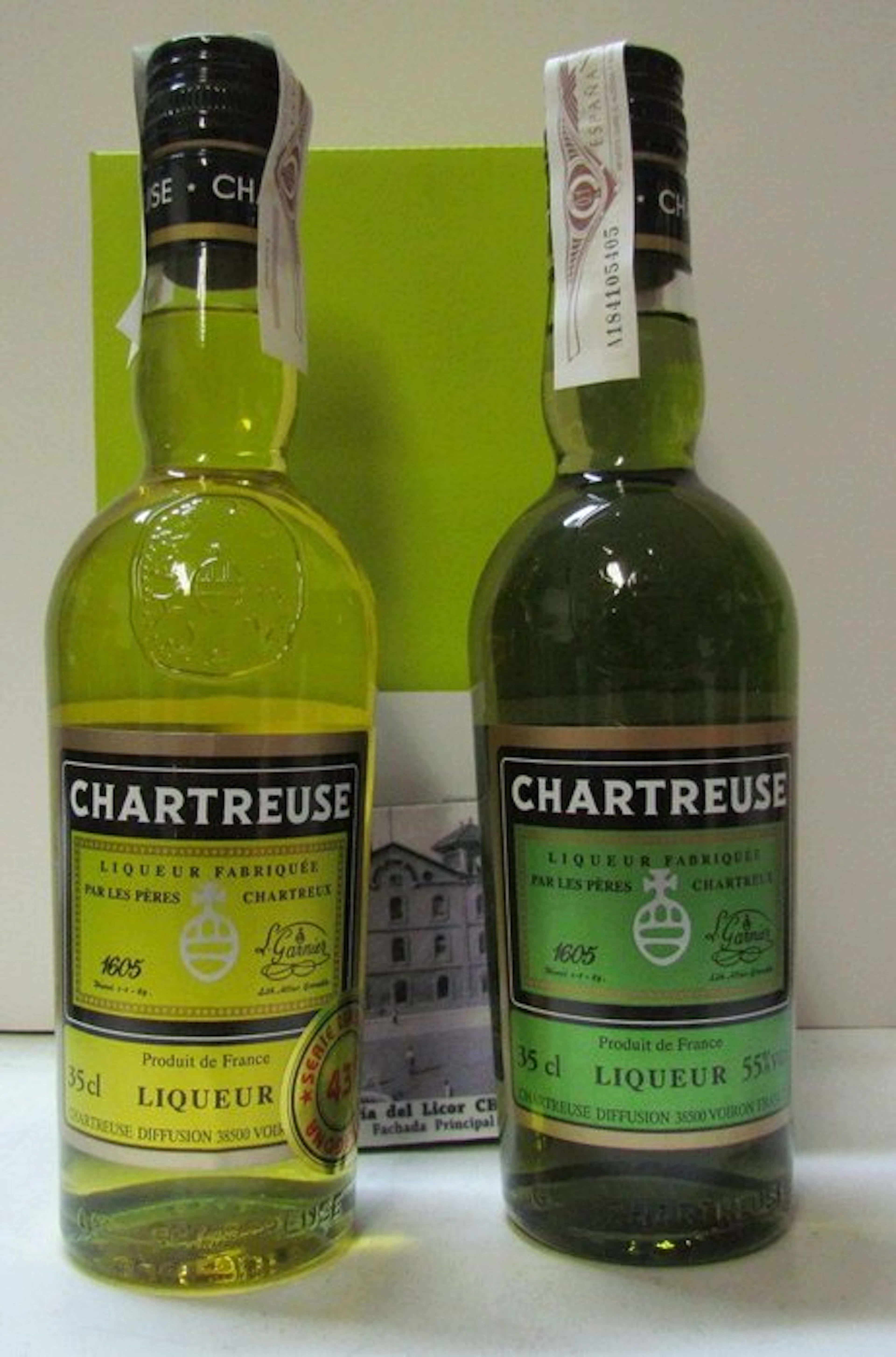 Chartreuse - Santa Tecla 2016 - Green & Yellow - 35cl - 2 bottles