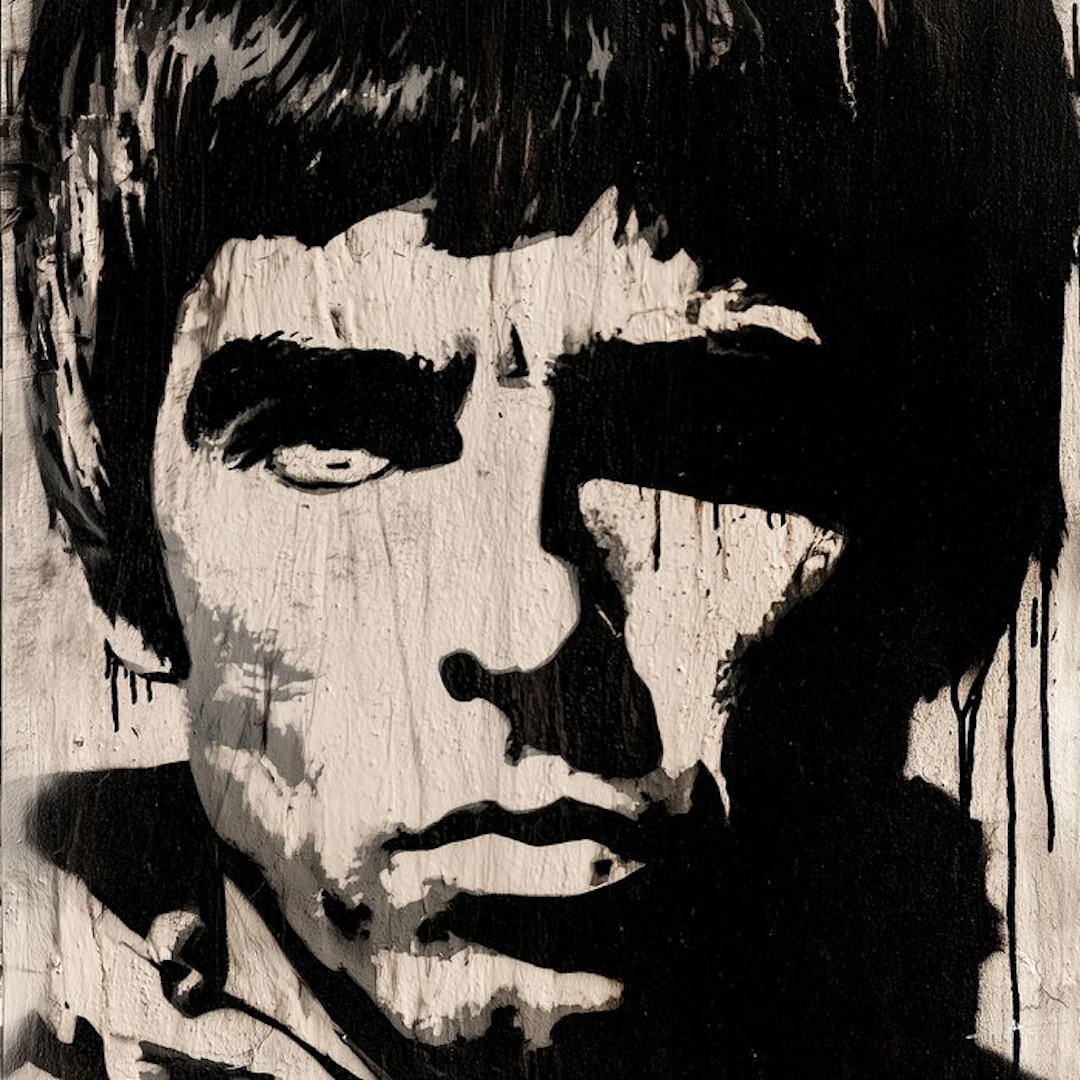 David Law (1967) - Liam Gallagher (Stencil)