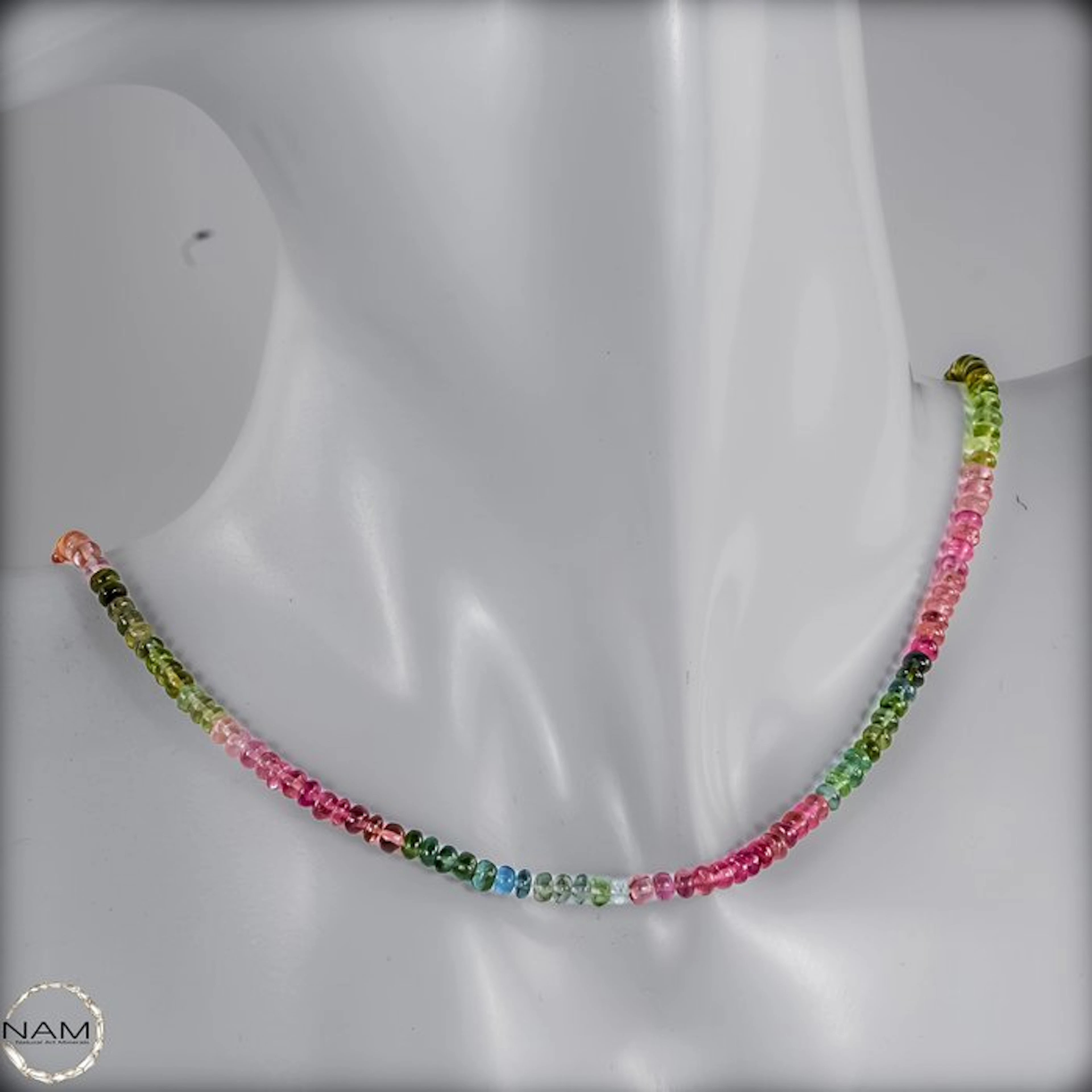 Rainbow Tourmaline Necklace – A fascinating play of...