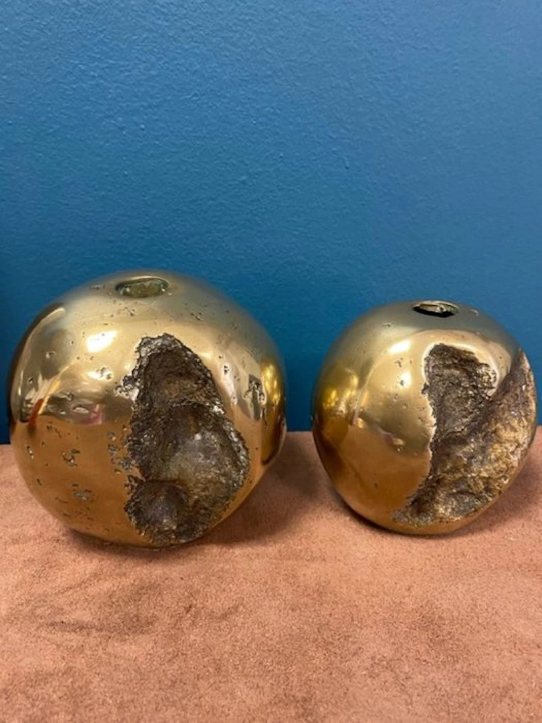 Candlestick (2) - Brass - David Marshall