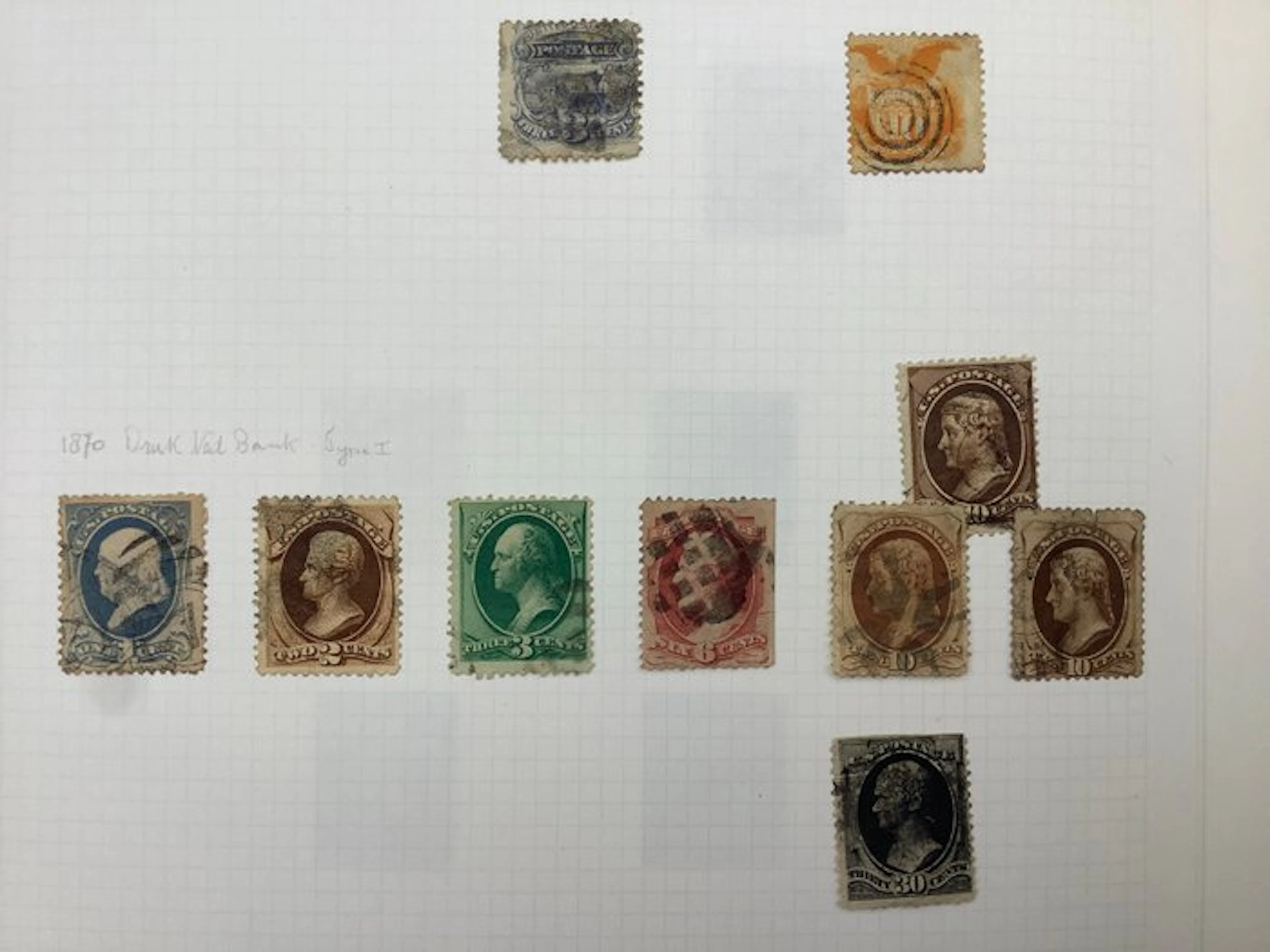 United States 1863/1986 - Collection of United States stamps on album pages