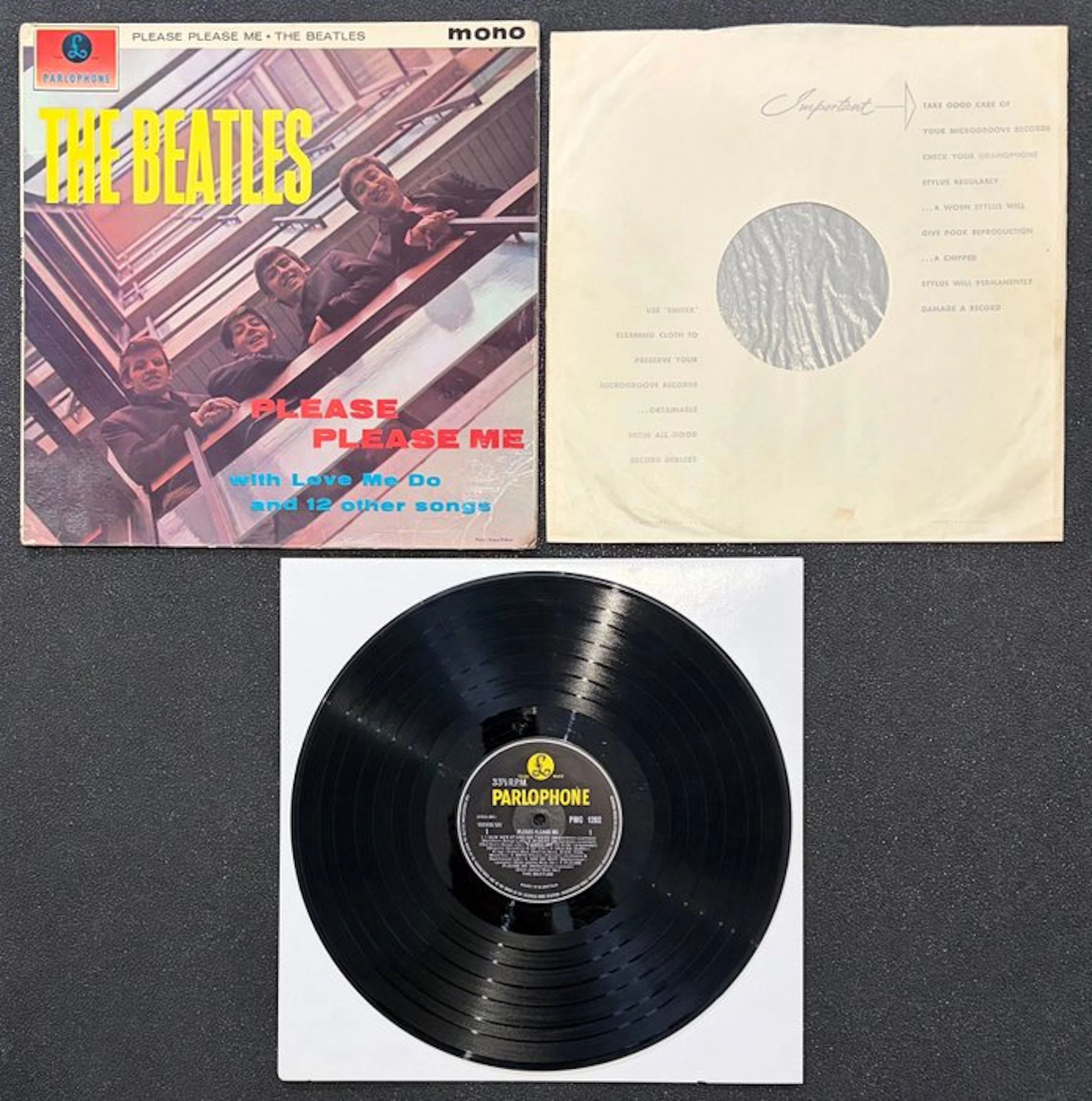 Beatles - Please Please Me (UK) – Early Mono -1N/-1N – E.J