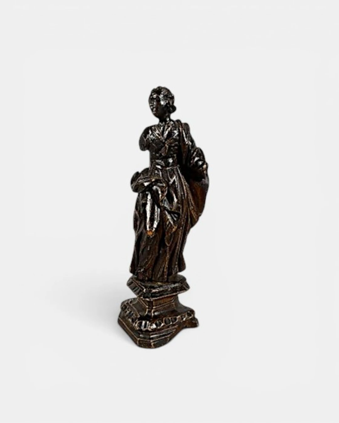 Sculpture, Sainte Femme, XVIIème siècle - 31 cm - Wood
