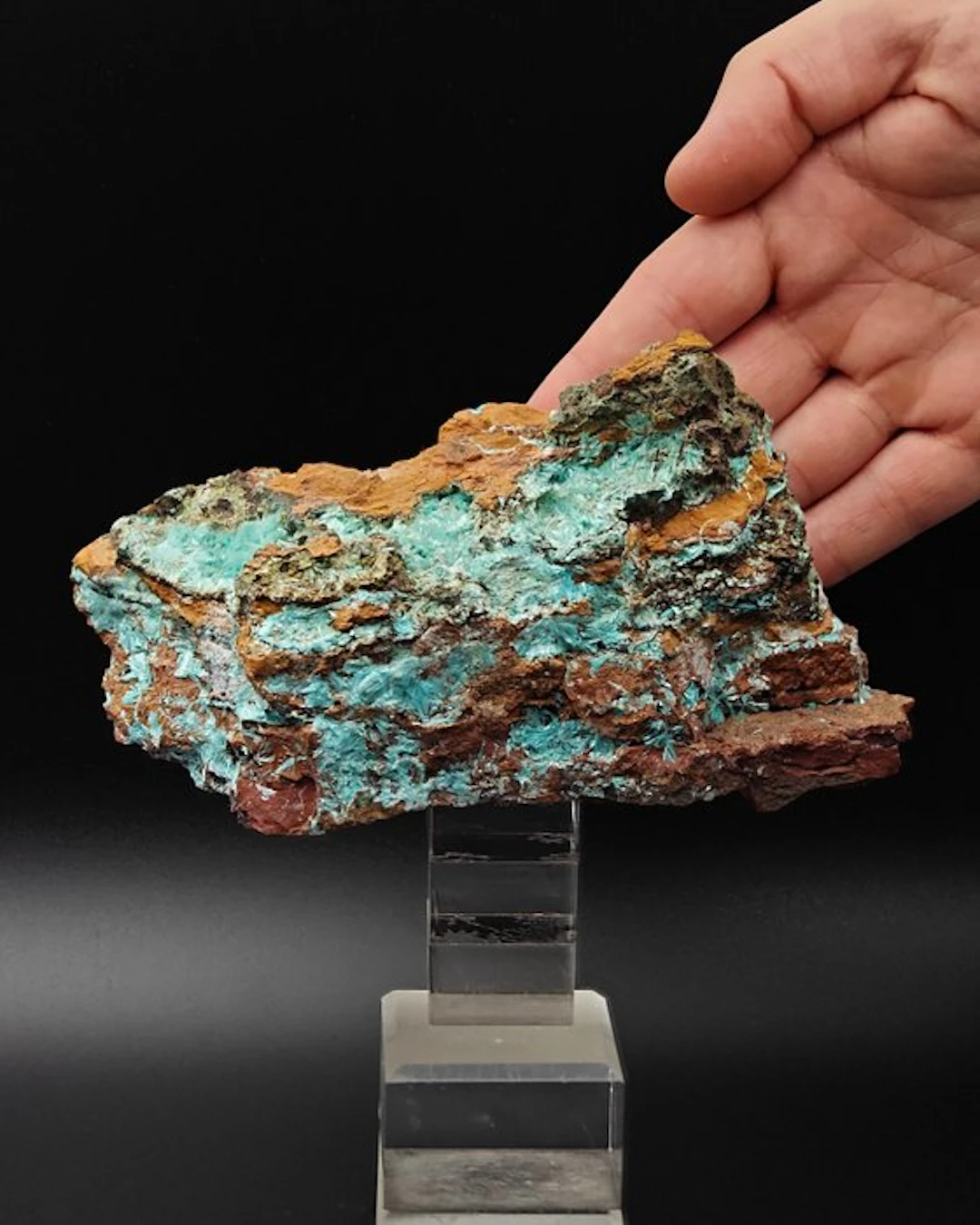 Rare blue Aurichalcite