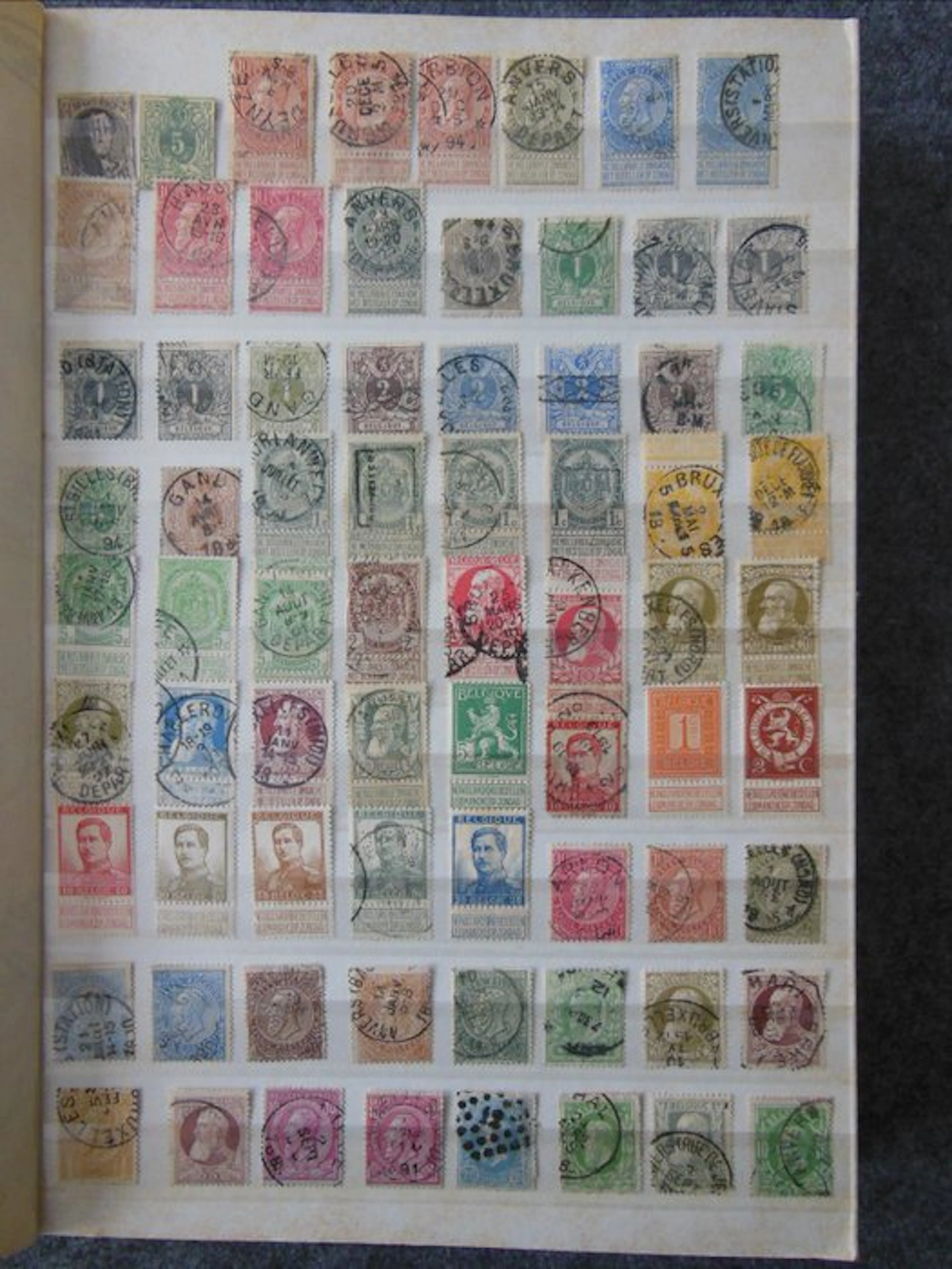 Belgium 1851/1993 - Varied composition in a thick stock book