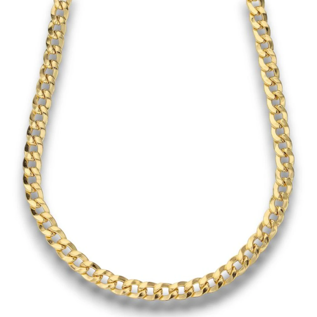 Necklace - 18 kt. Yellow gold - Flat chain 12.5 g