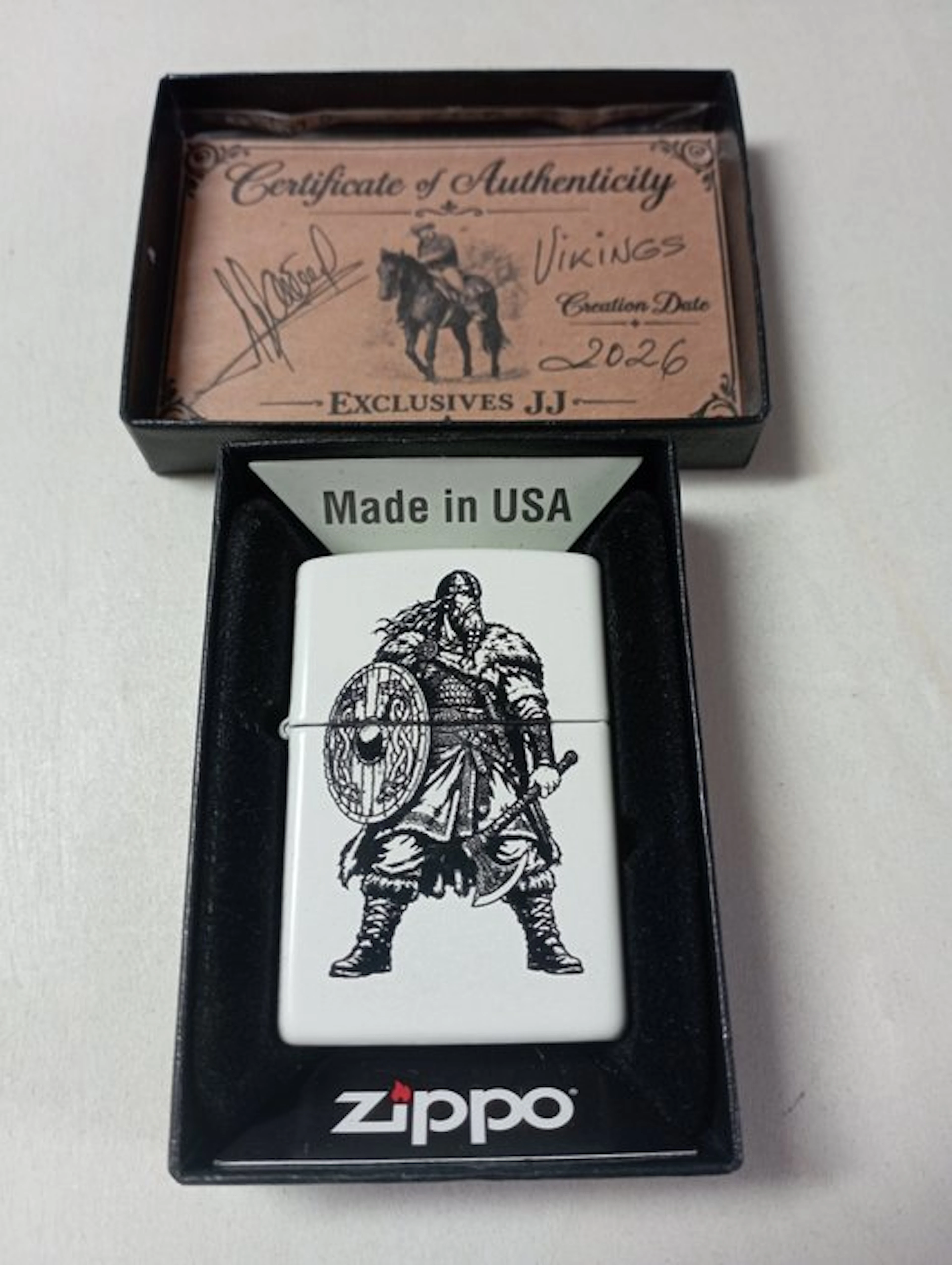 Zippo - VIKINGS - Lighter - Brass