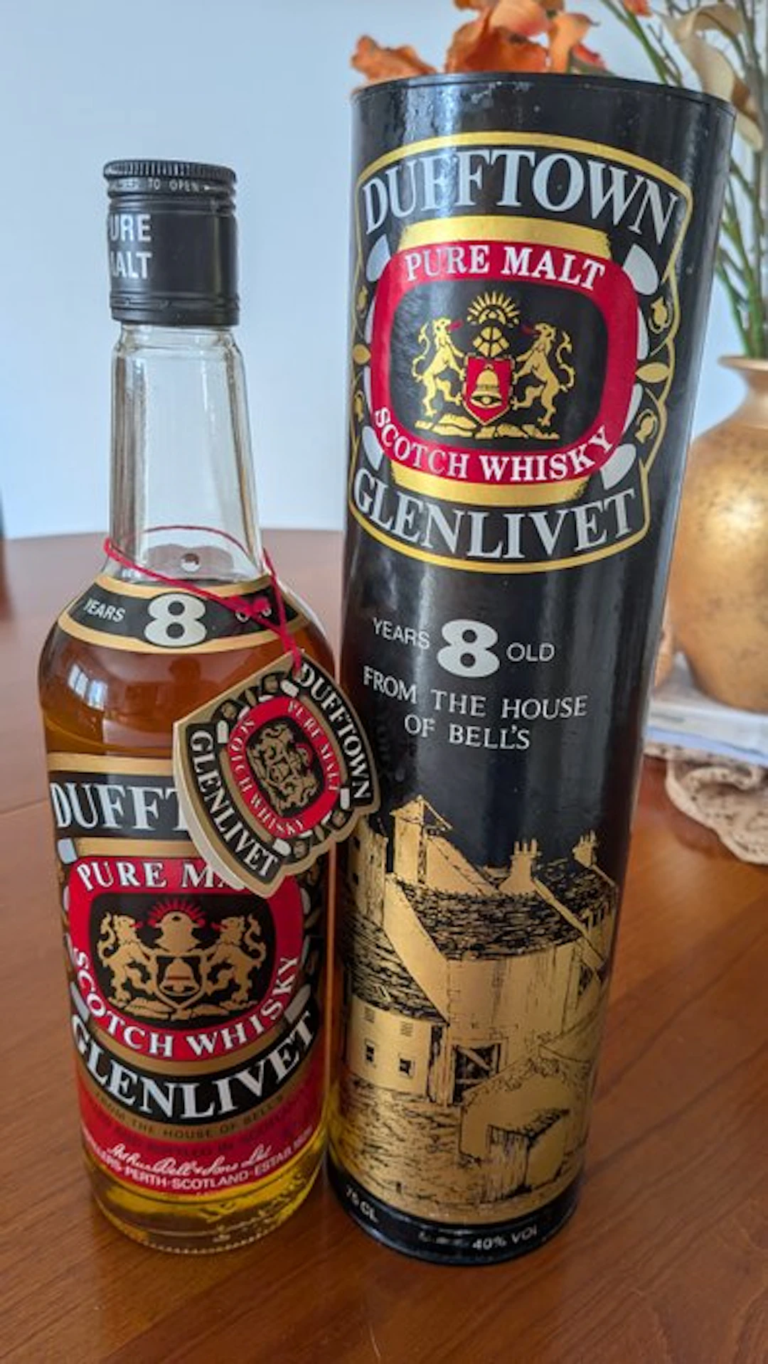 Dufftown Glenlivet 8 years old - b. 1980s - 75cl