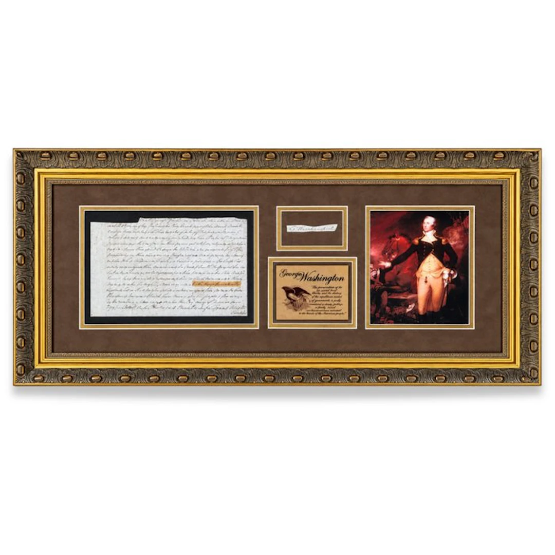 Memorabilia collection - George Washington Hand Written Letter + COA