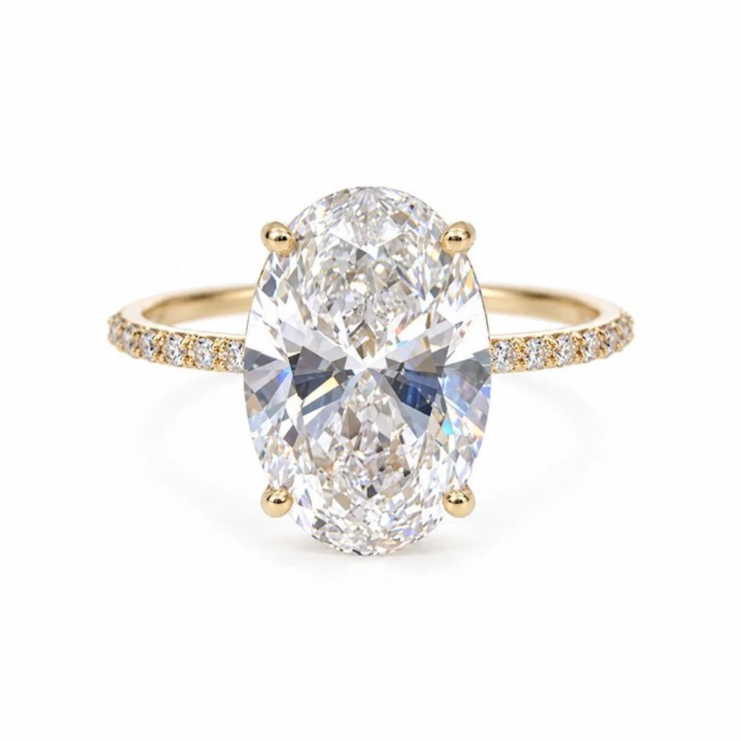 No reserve price - Ring - 14 kt