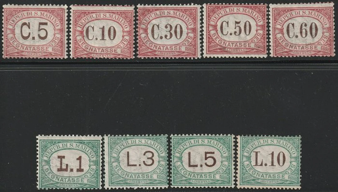 San Marino 1924 - Postage stamp II^ Em
