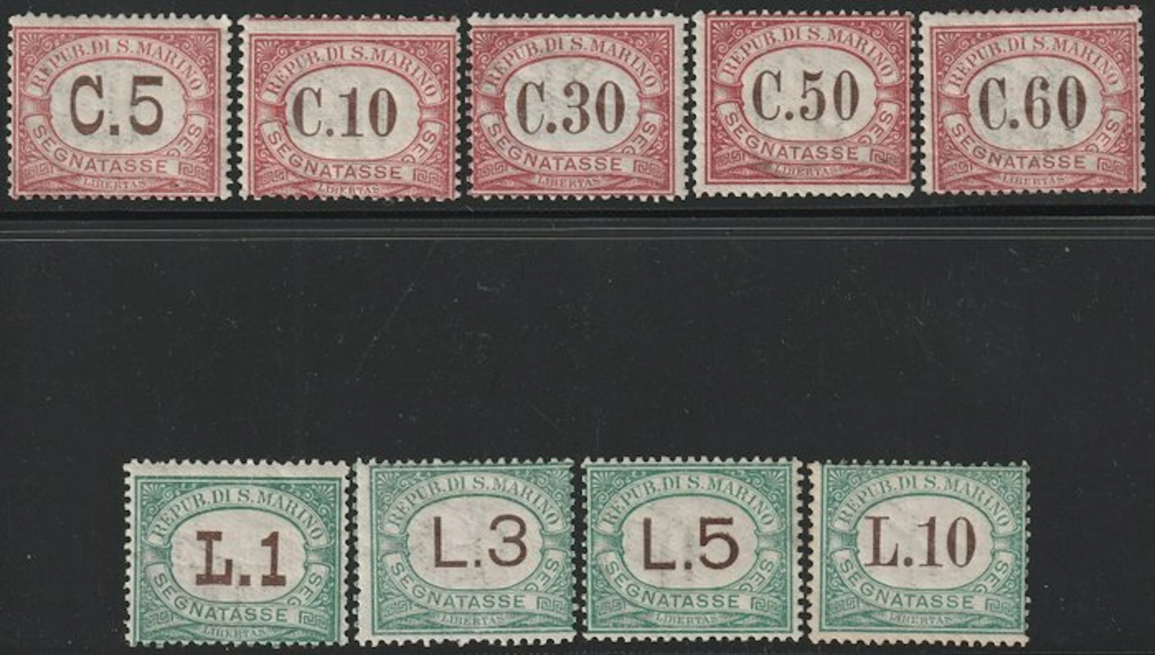San Marino 1924 - Postage stamp II^ Em