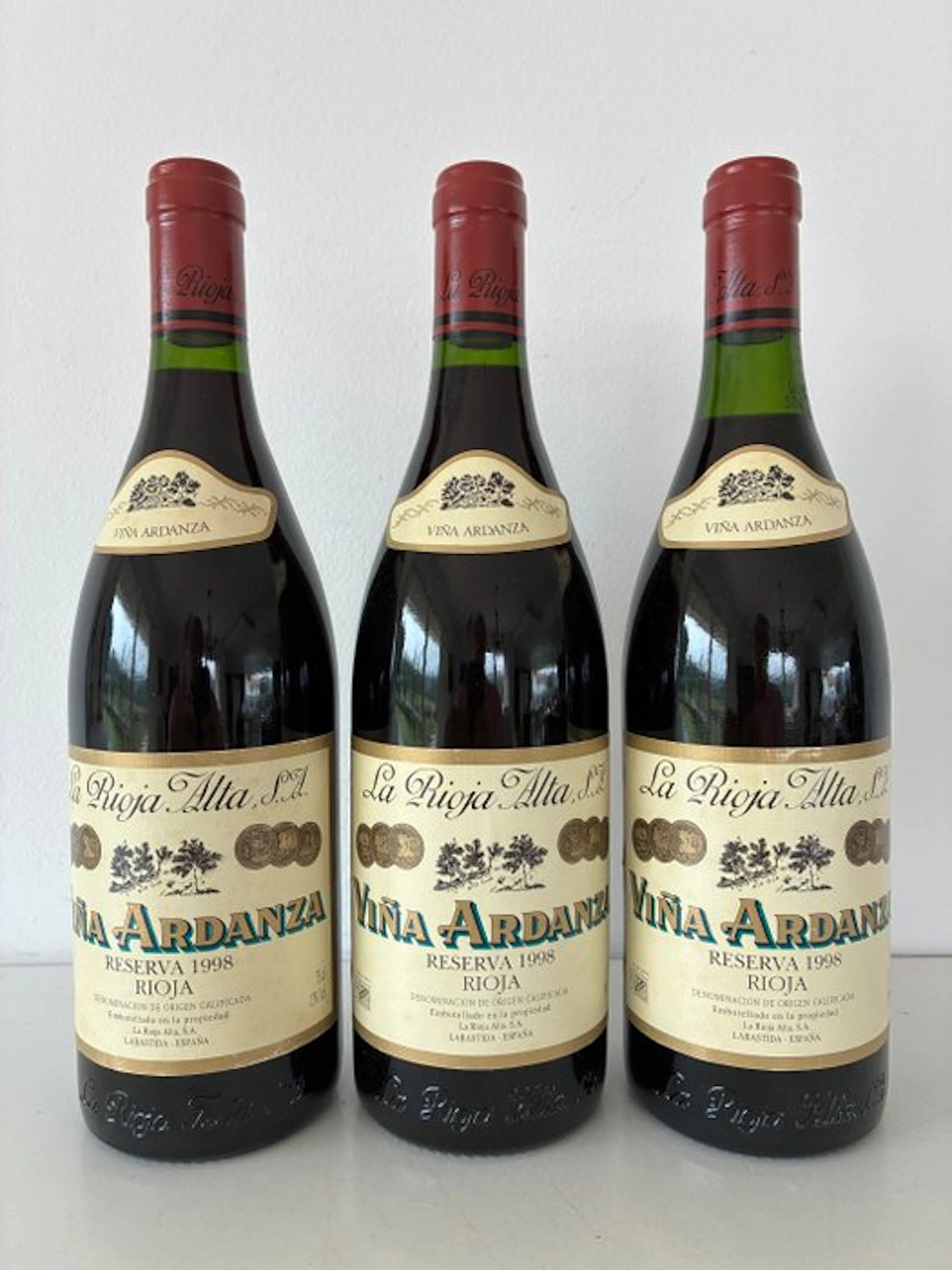 1998 La Rioja Alta, Viña Ardanza - Rioja Reserva, DOC - 3 Bottles (0.75L)