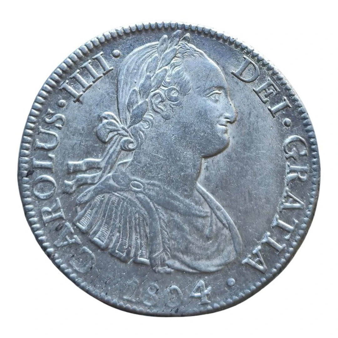 Spain. Carlos IV. 8 Reales 1804 México TH