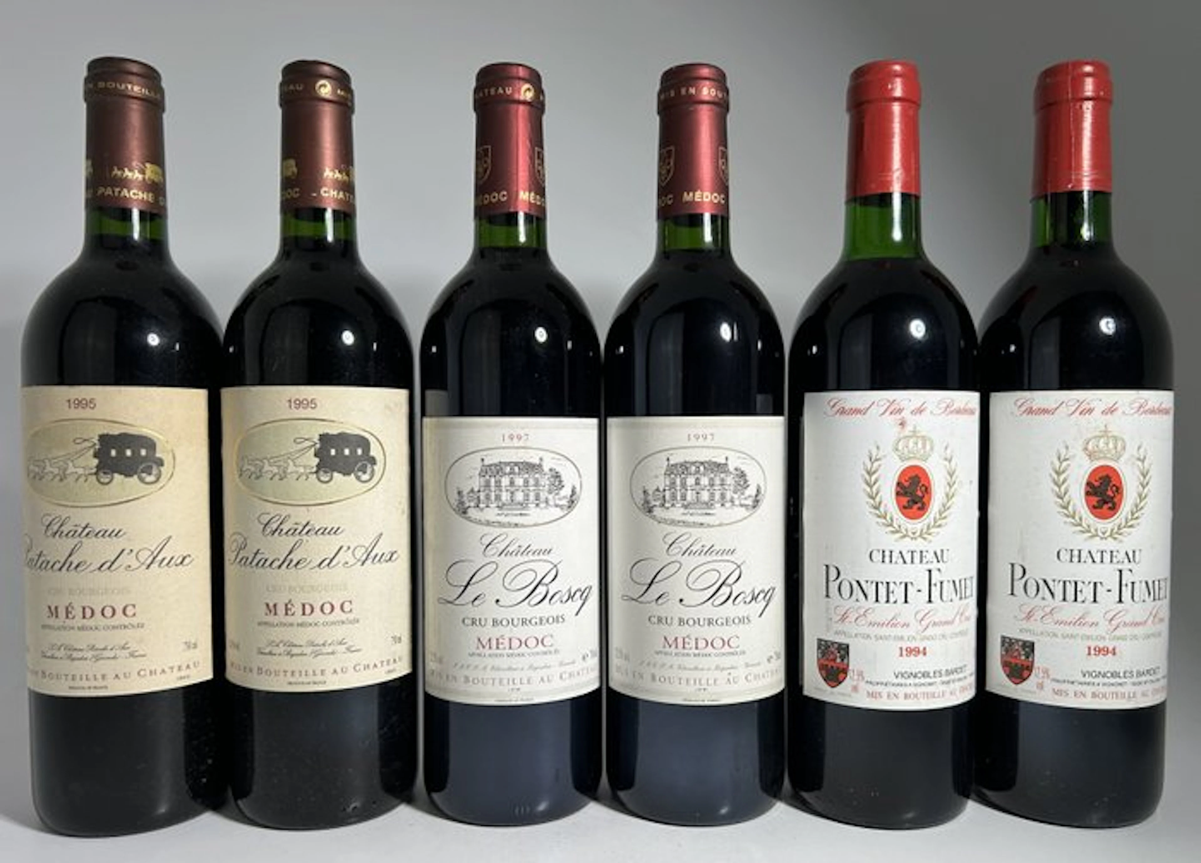 1997 x 2 Château le Bosq 1994 x 2 Château Pontet-Fumet...