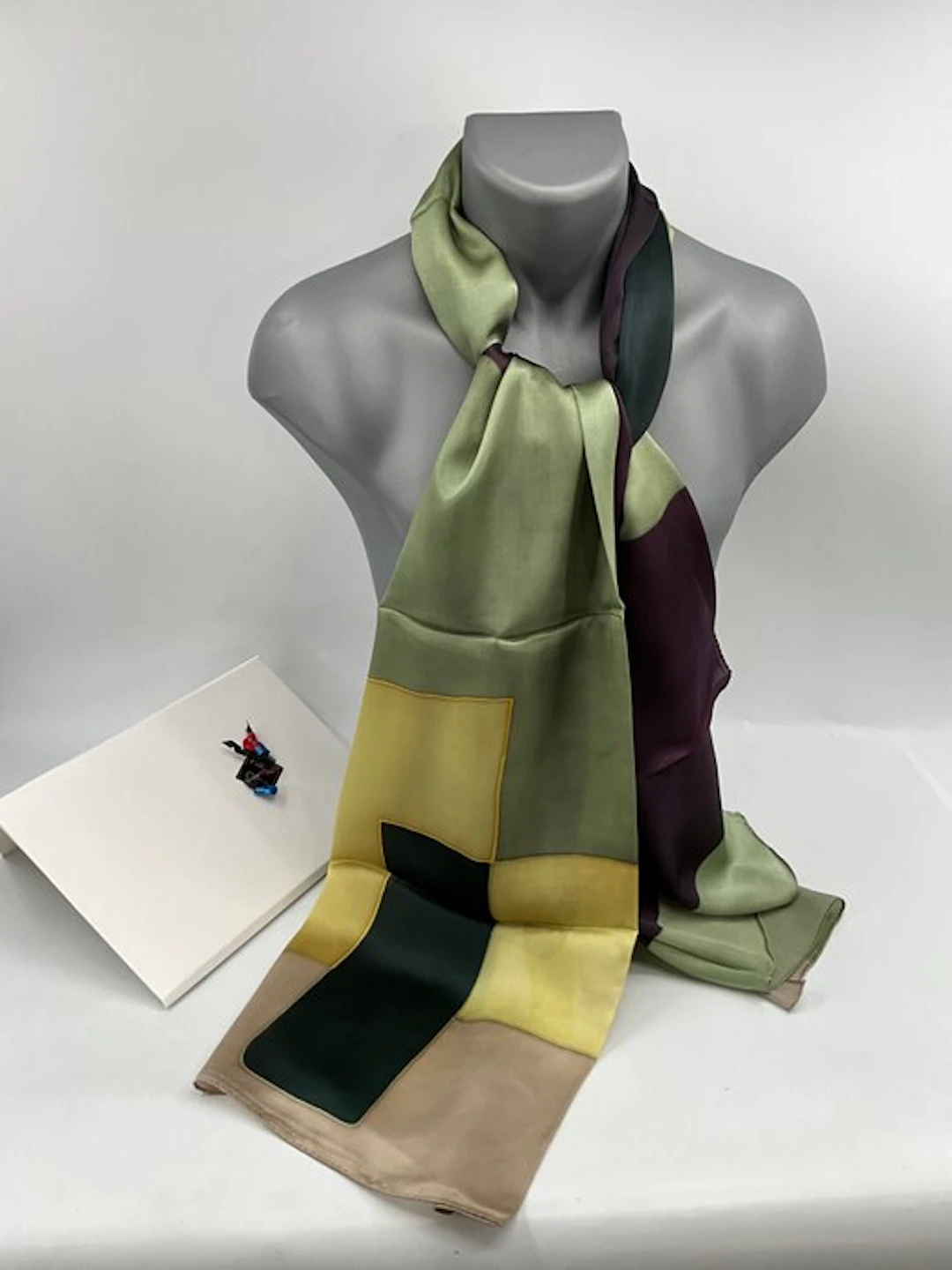 Other brand - JAEGER Silk. 170/44 cm - Scarf