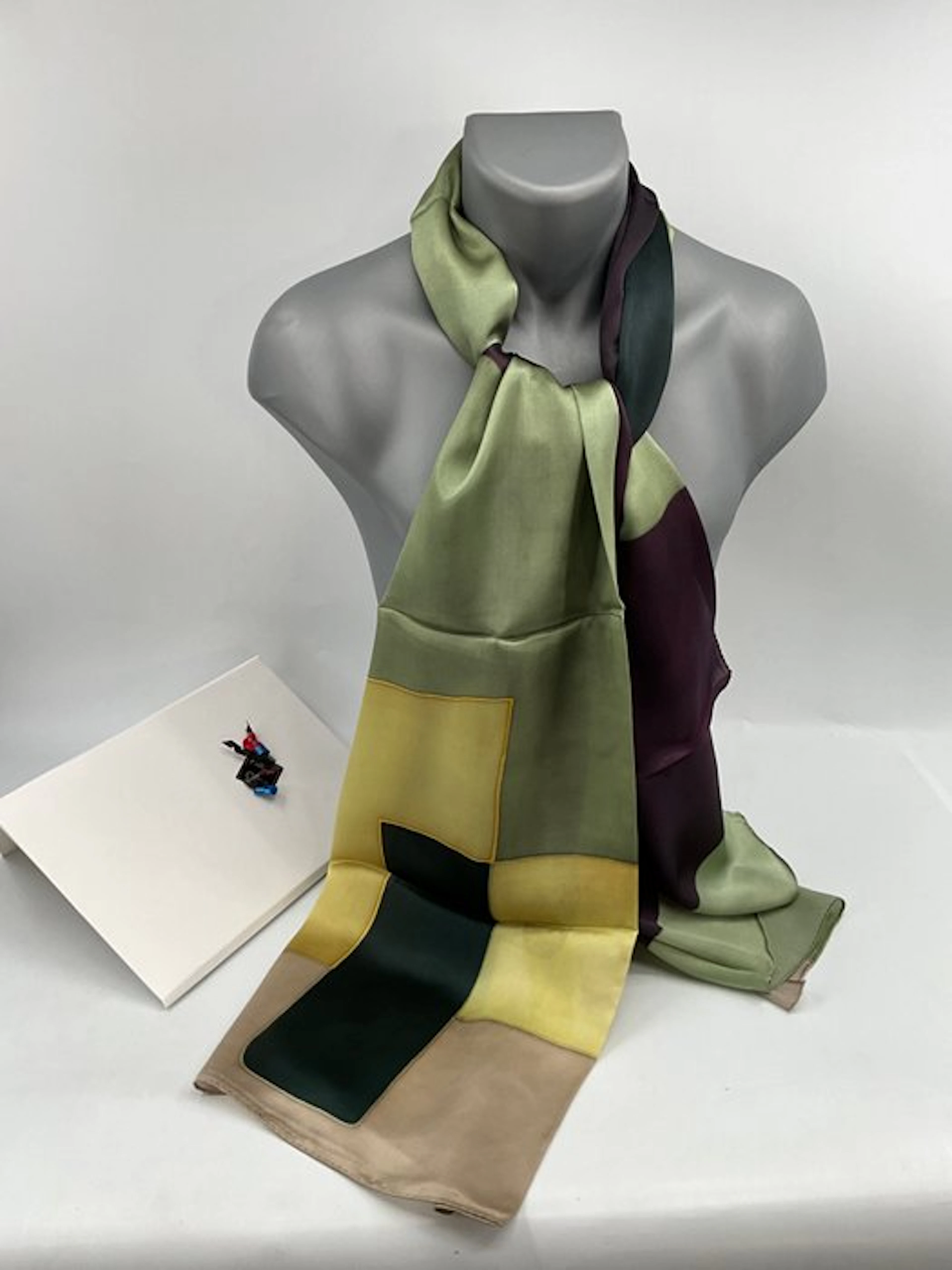 Other brand - JAEGER Silk. 170/44 cm - Scarf