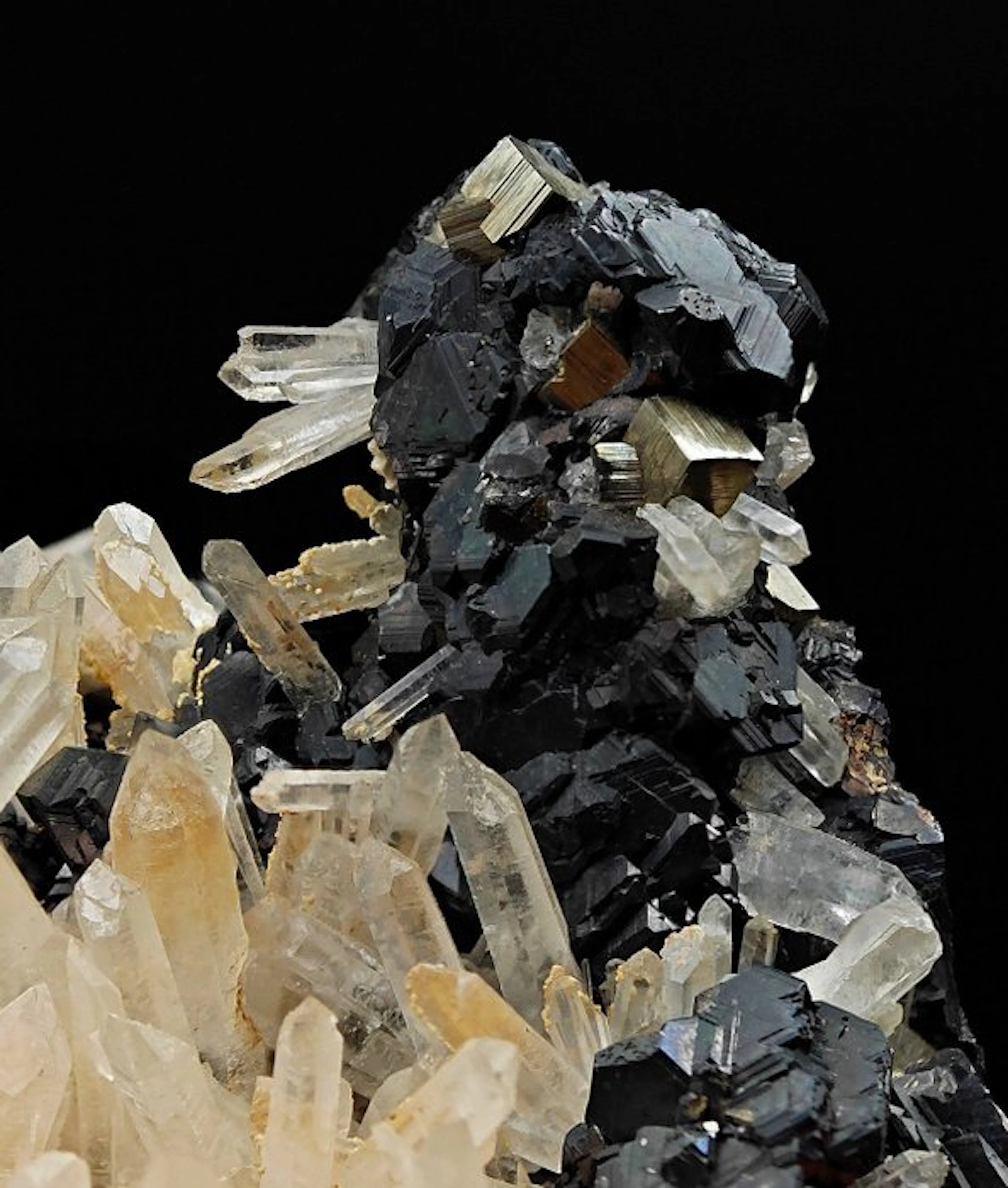 Quartz and Sphalerite