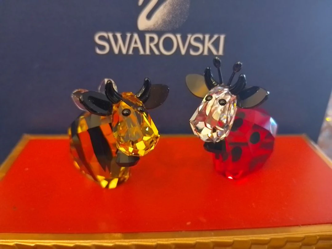 Swarovski - Figurine - Bumblebee & Ladybird Mo - Limited...