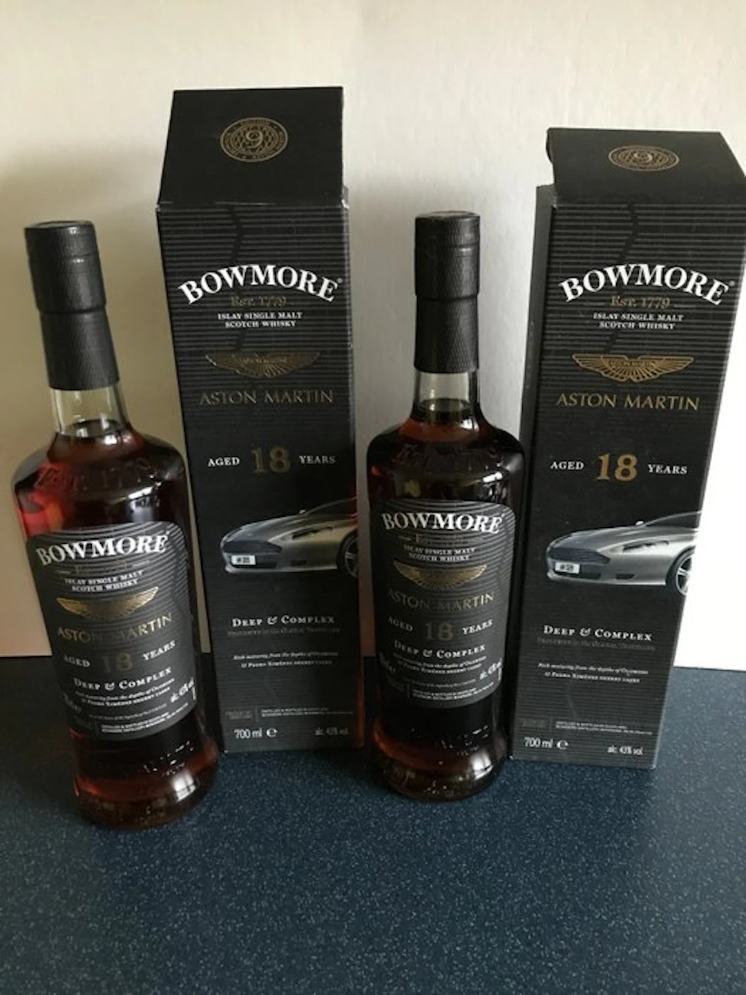 Bowmore 18 years old Aston Martin Edition 9 - 700ml - 2 bottles