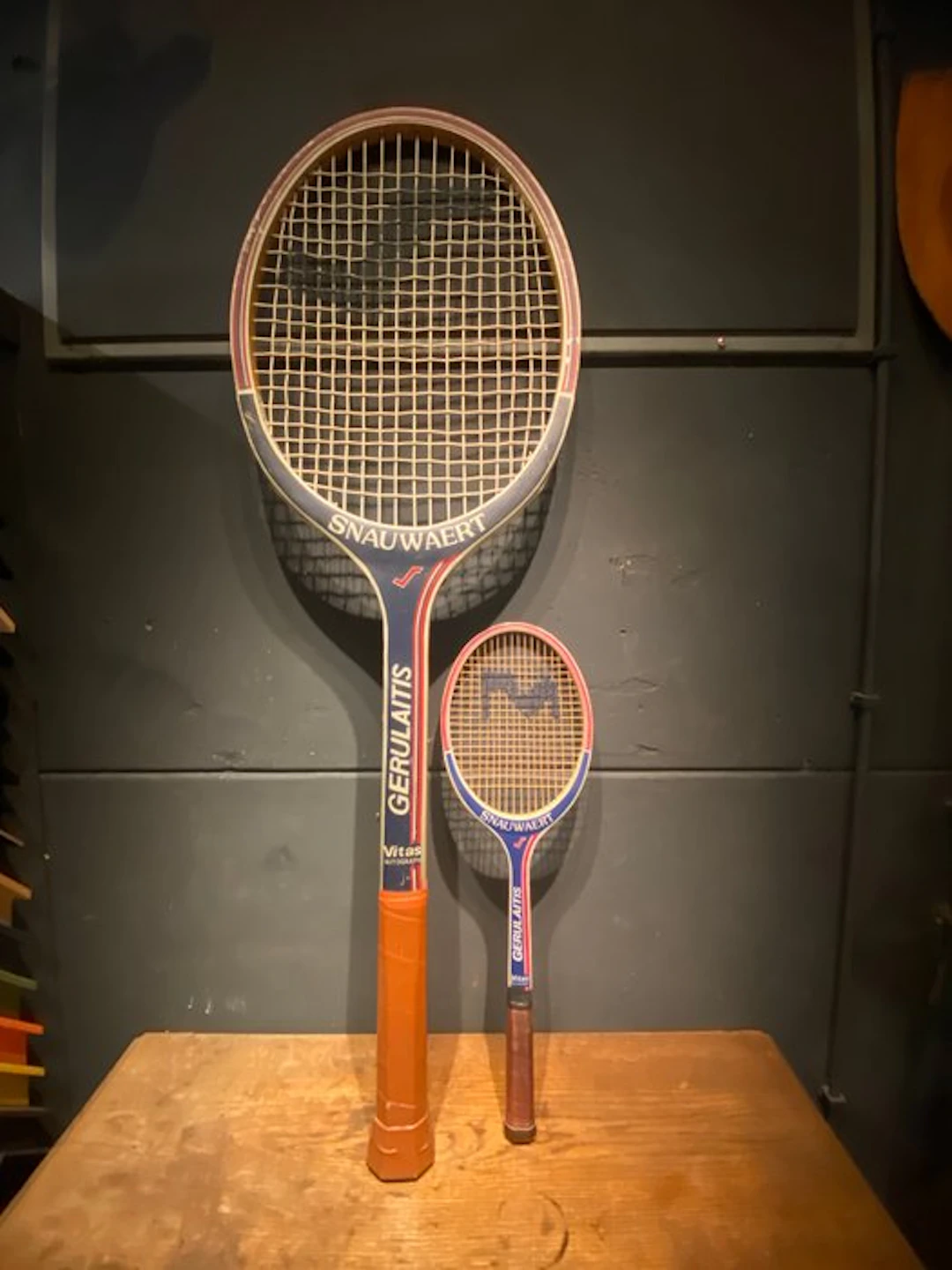 1970 - Huge and very rare display tennis racquet...