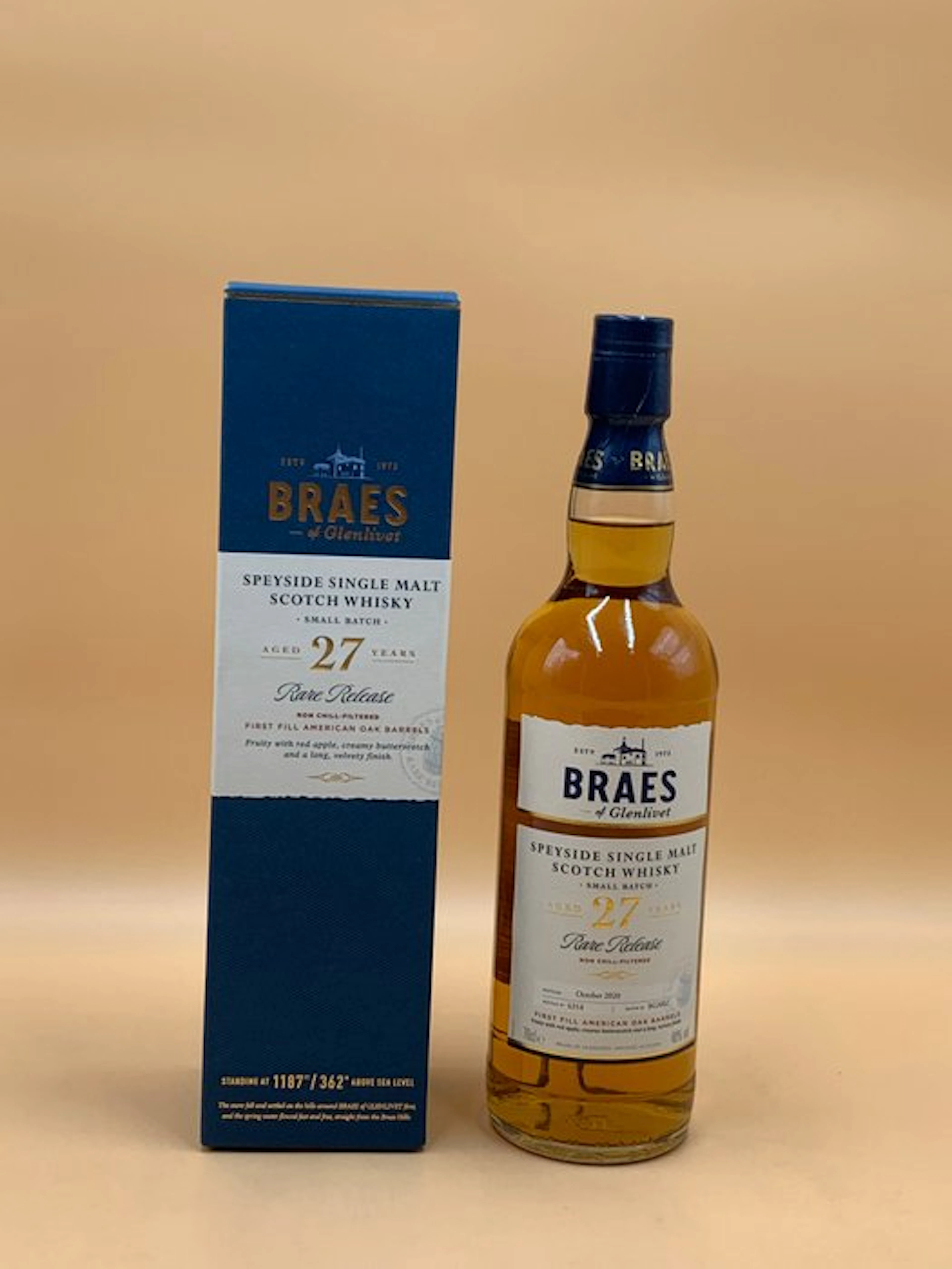 Braes of Glenlivet 27 years old Rare Release - Batch BG/002 - b. 2020 - 70cl