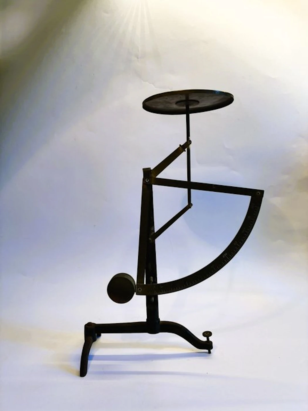 Balance or scale - rub, Brass - Postal Scale