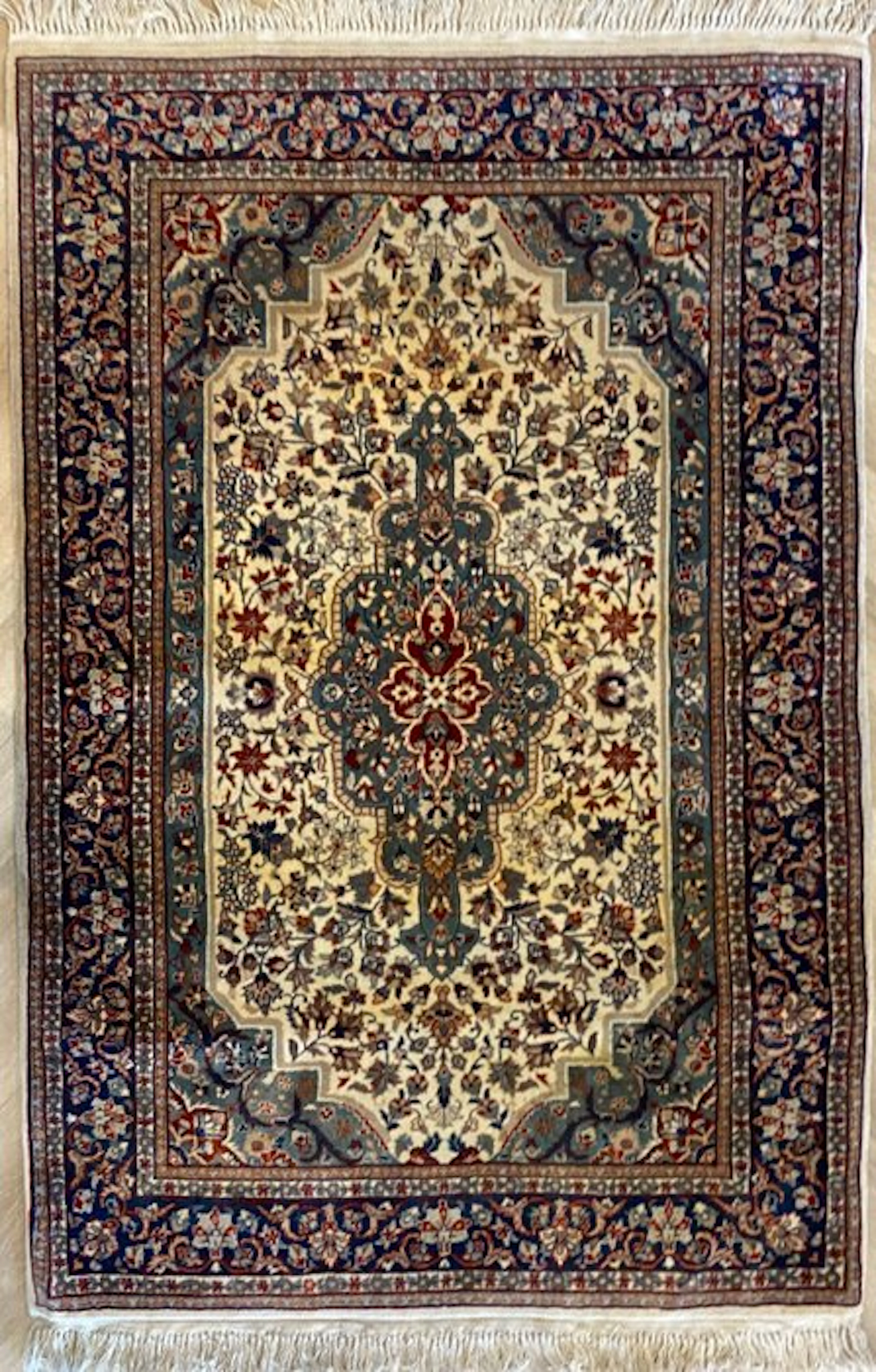Indo Isfahan - Cleaned - Carpet - 186 cm - 124 cm