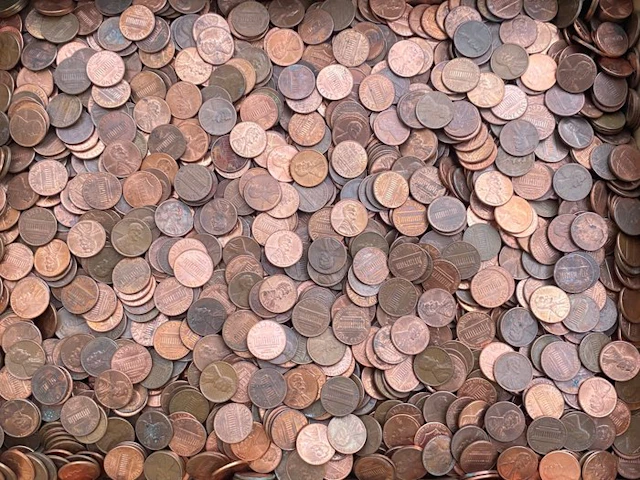 United States. 1 Cent Lot de 1,5 Kg - Lincoln Mémorial Penny (No reserve price)