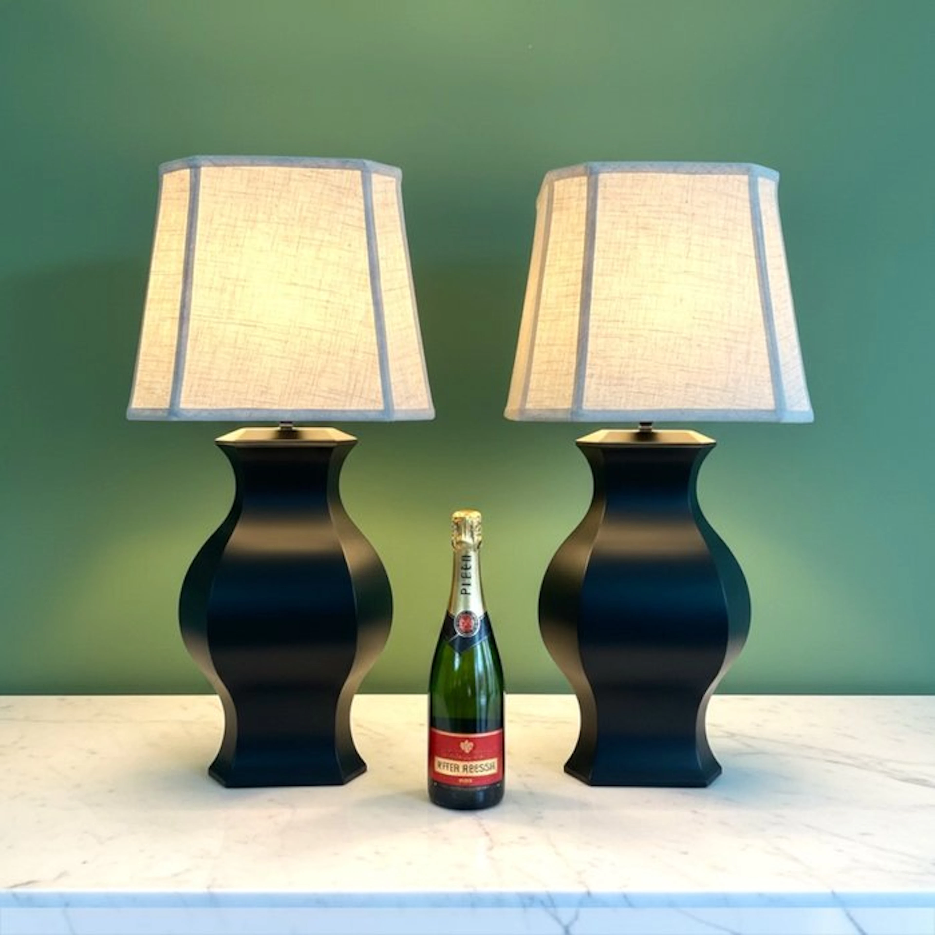 Regina - Table lamp - Pair of Vintage Regina Gouda...