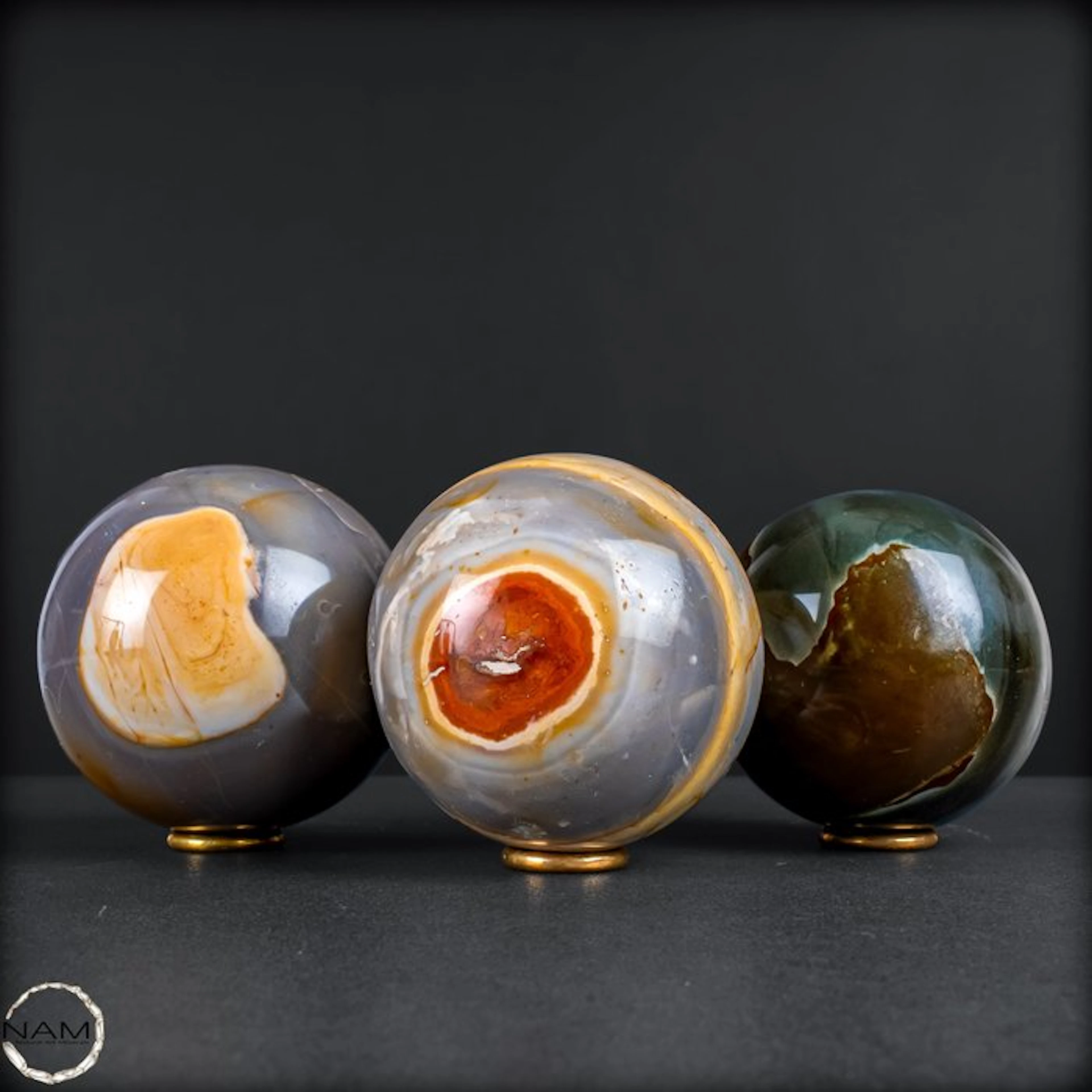 Oceanjaspis Sphere – Unique Natural Art with Fascinating...