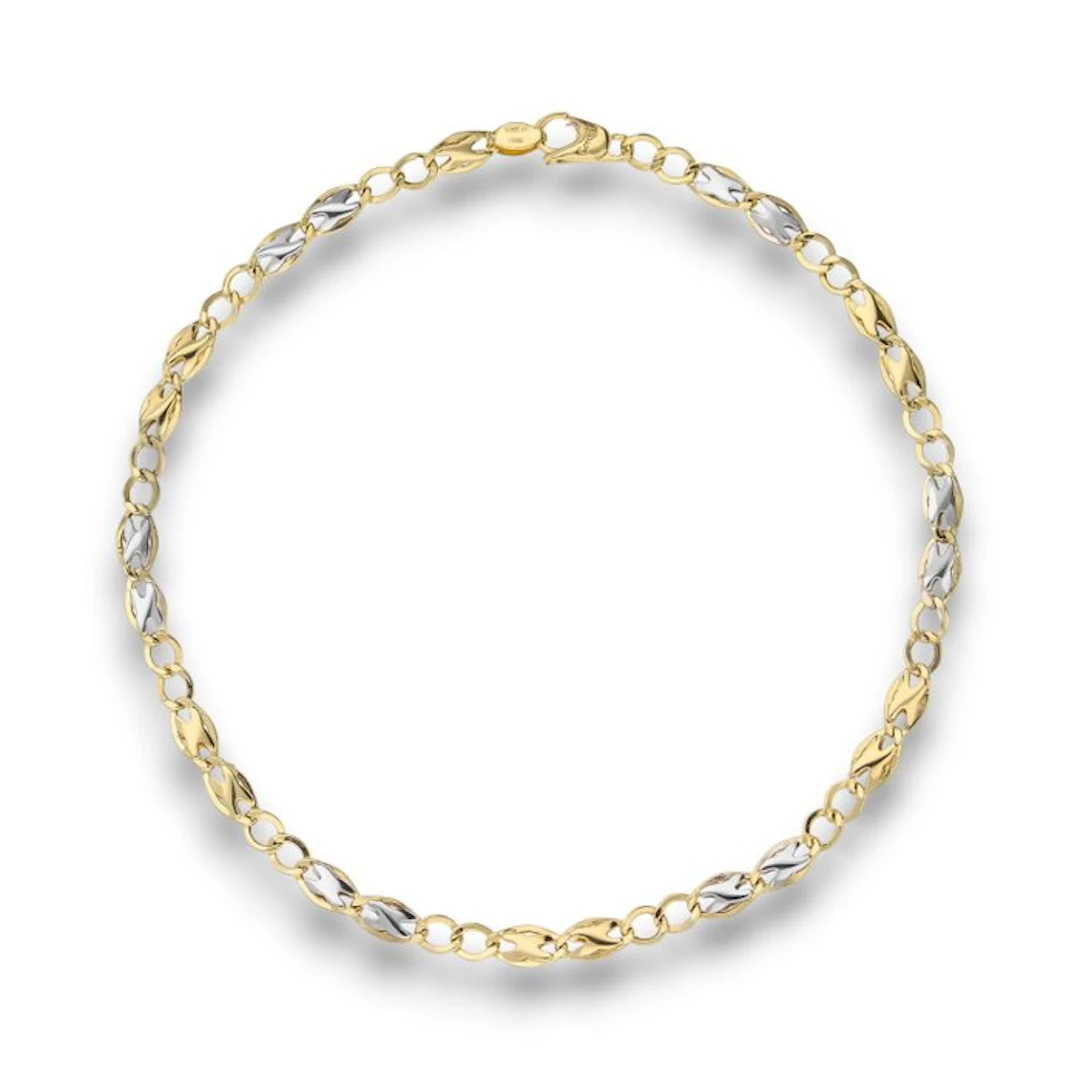 Bracelet - 18 kt. Yellow gold, White gold - Micro Bracelet 2.7 g